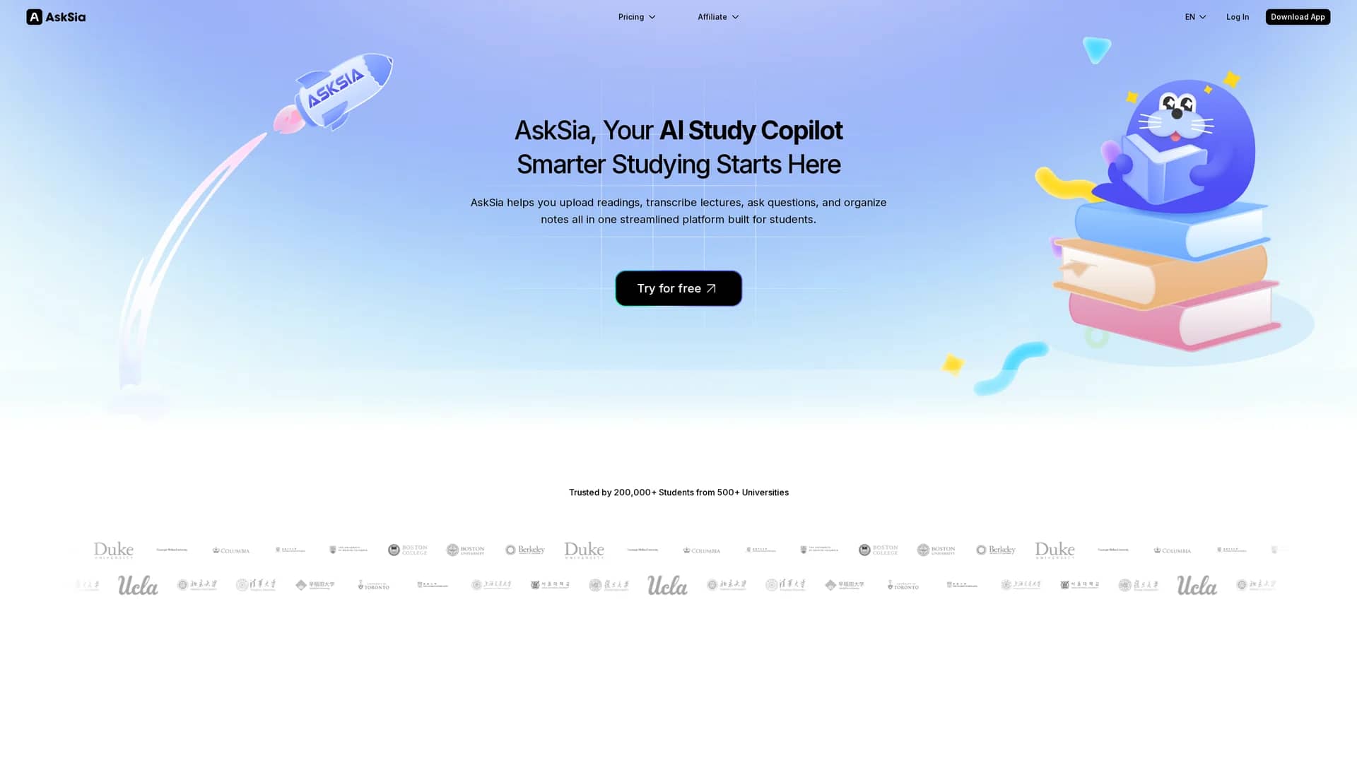 asksia-ai homepage
