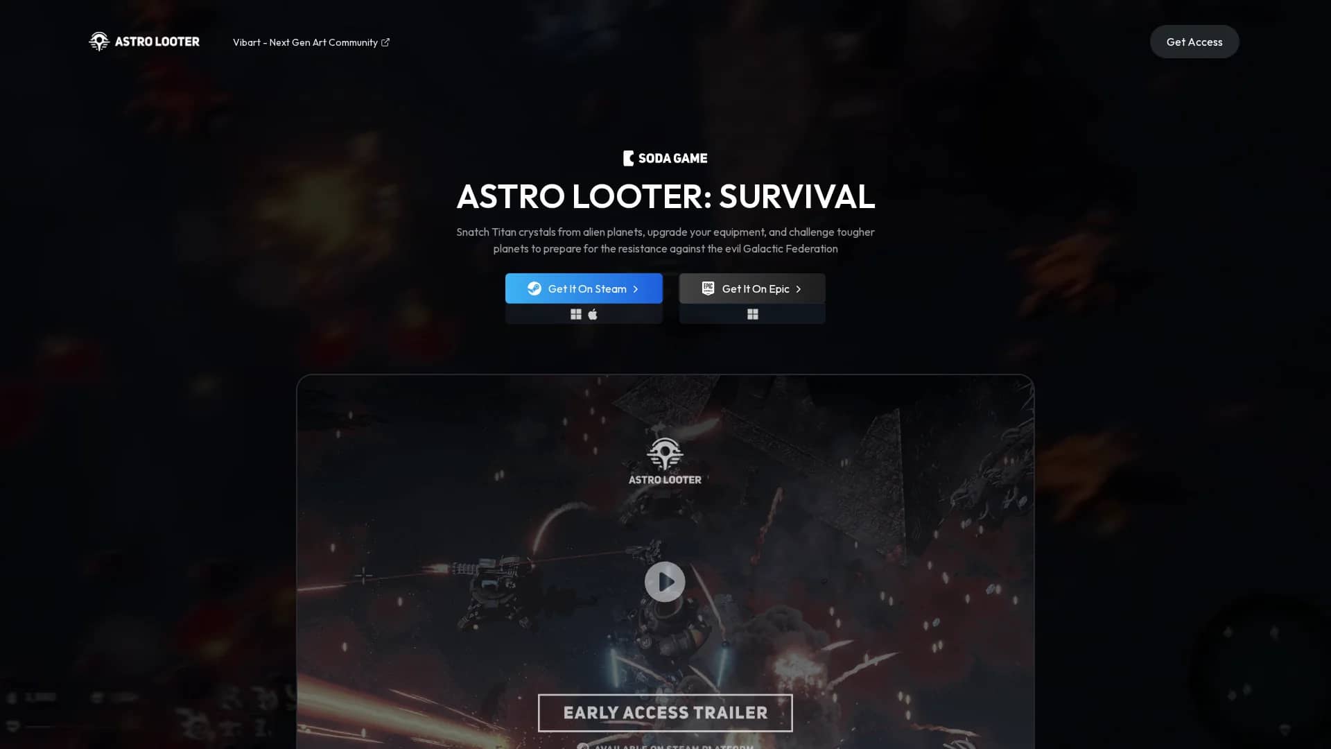 astro-looter homepage