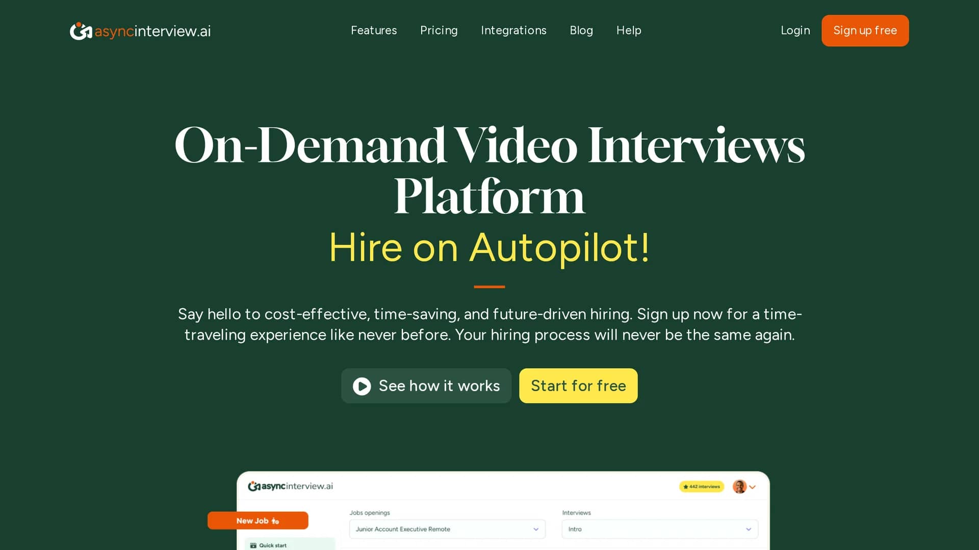 asyncinterview-ai homepage