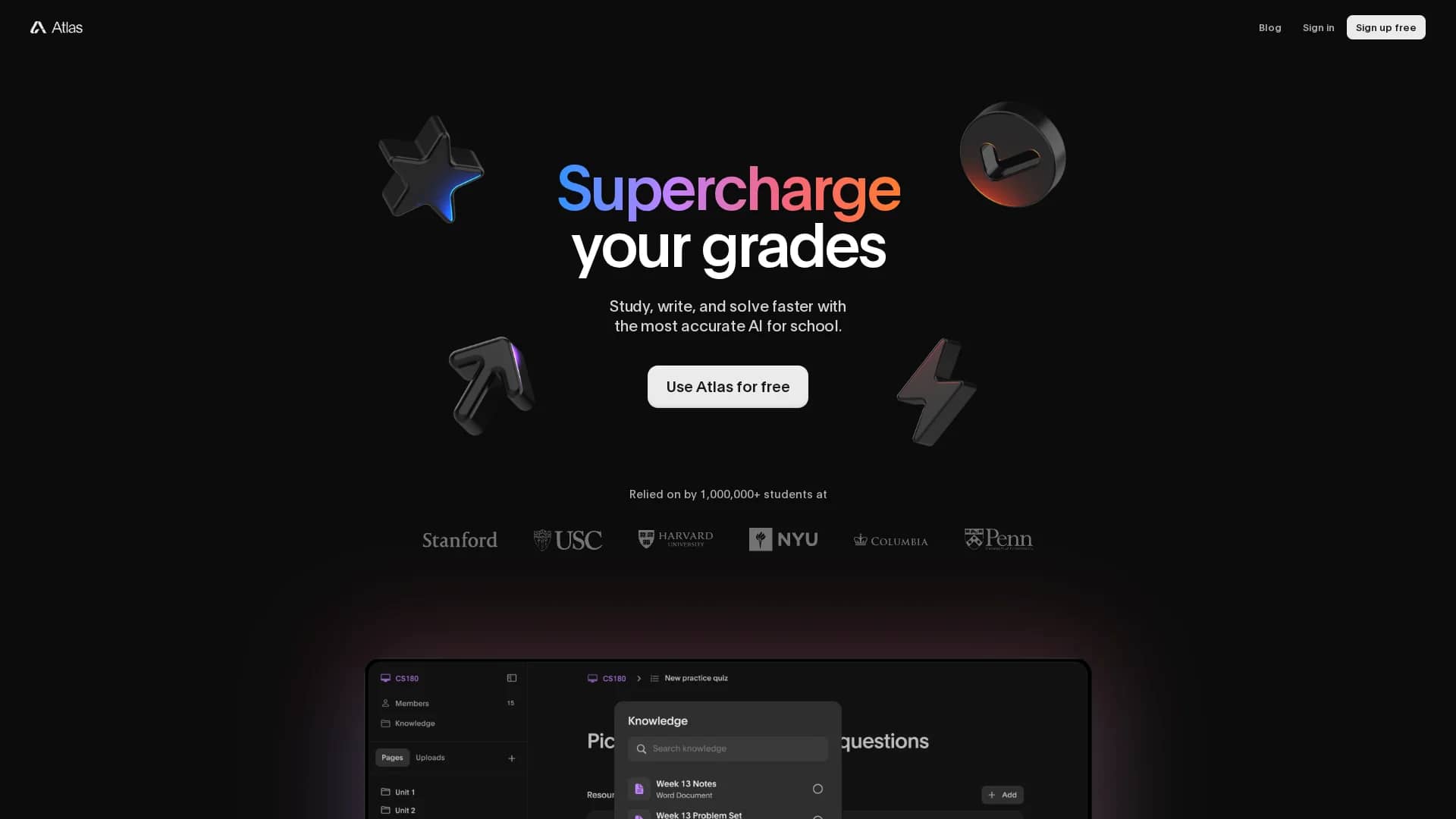 atlas homepage