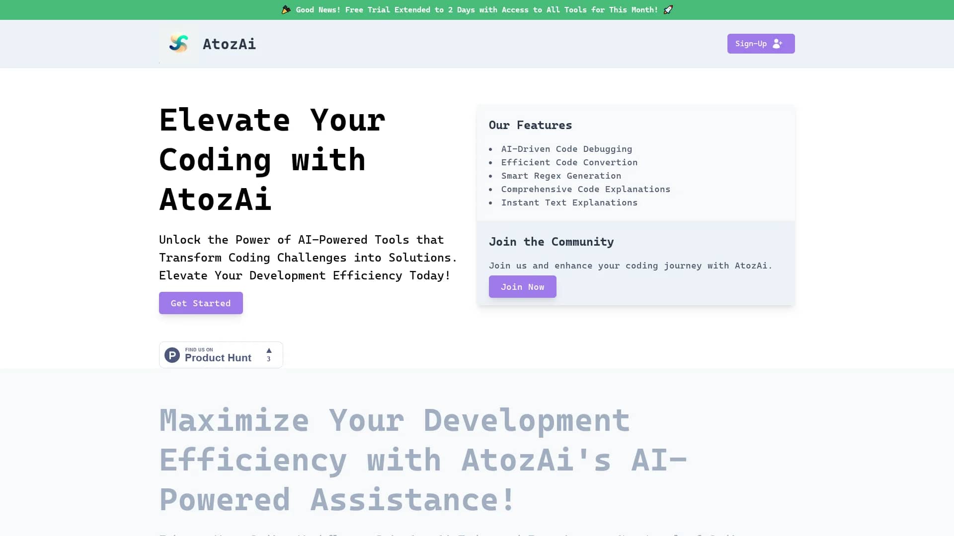atozai homepage