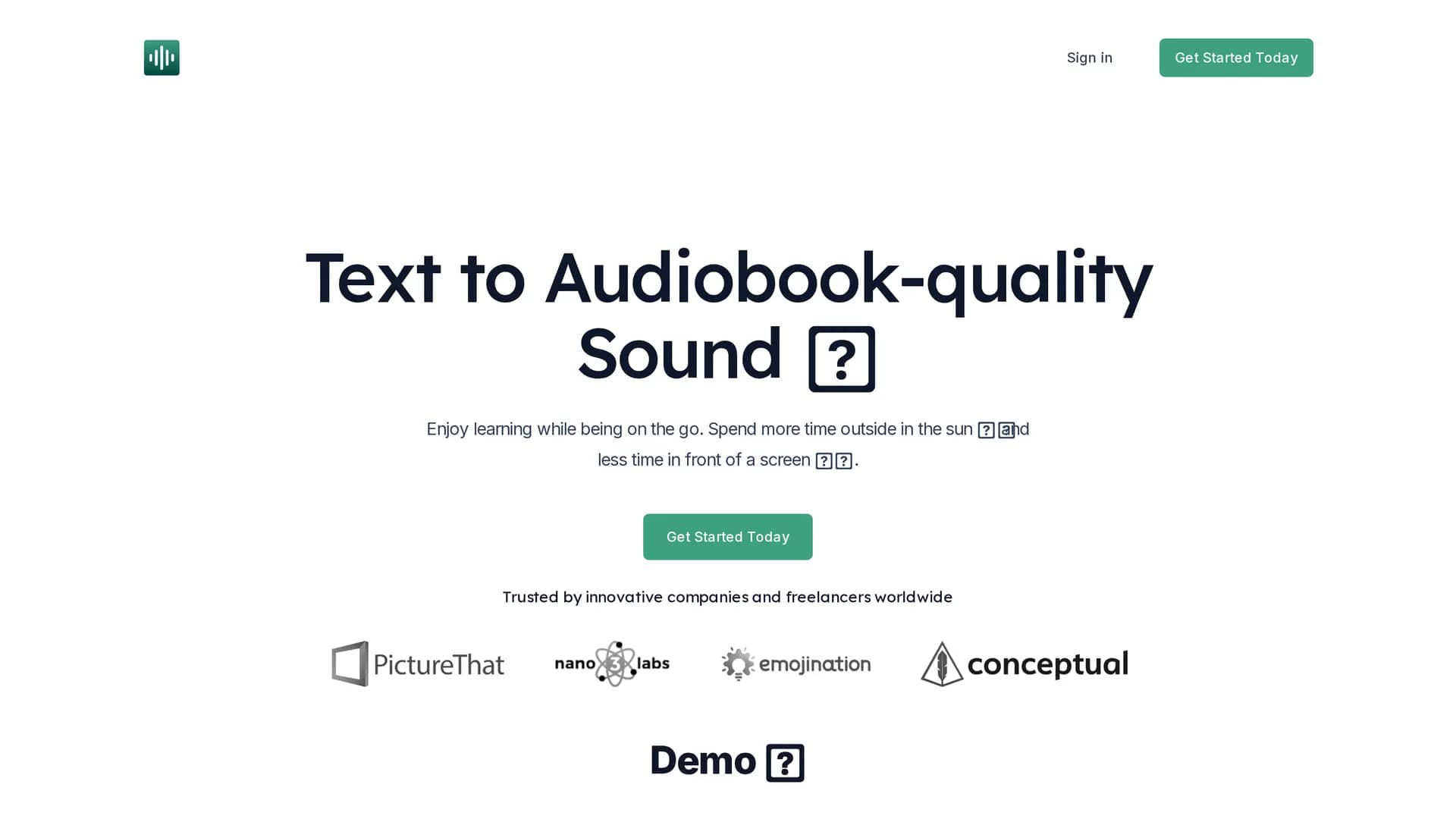 audiowaveai homepage