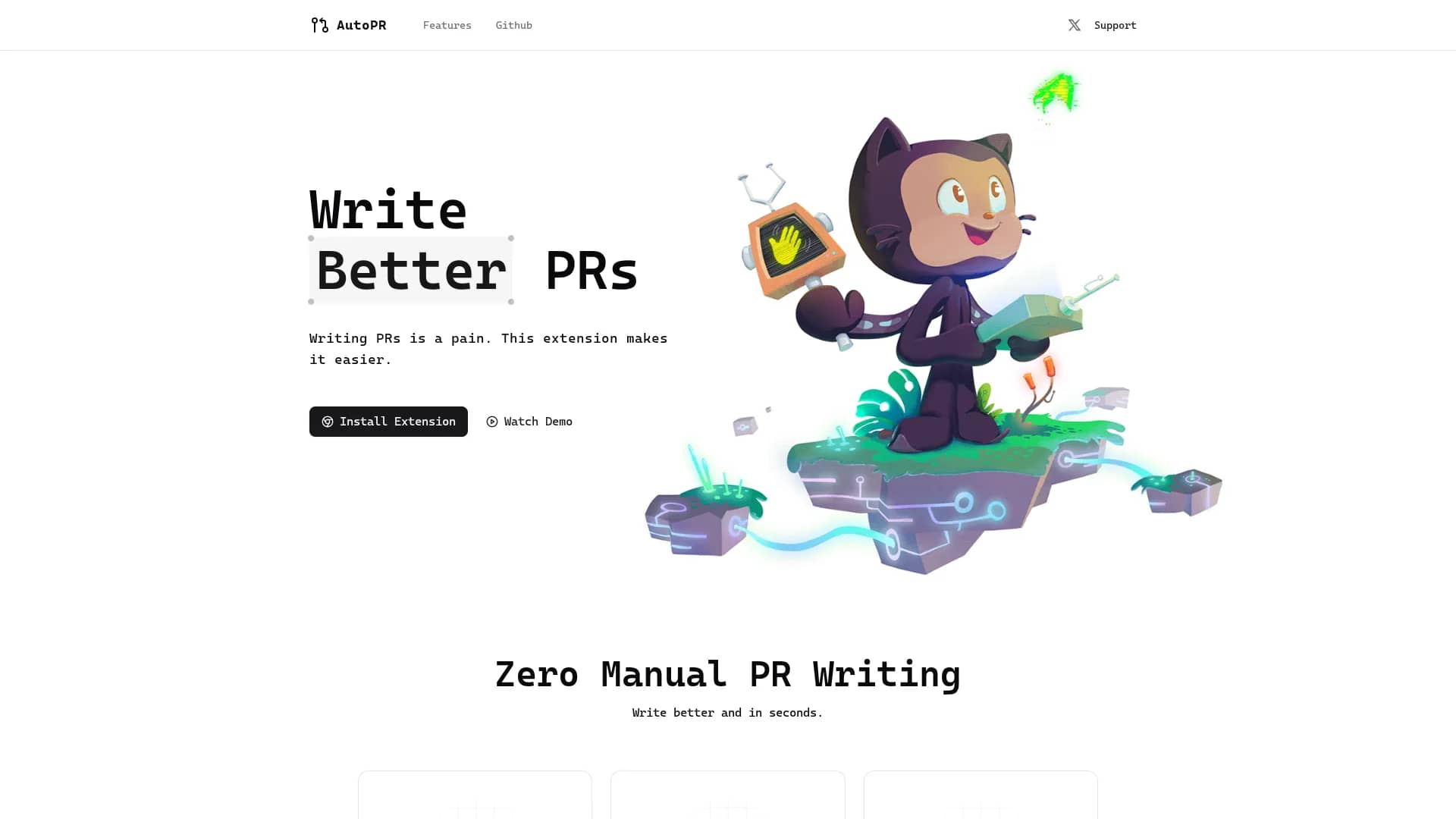 auto-pr homepage