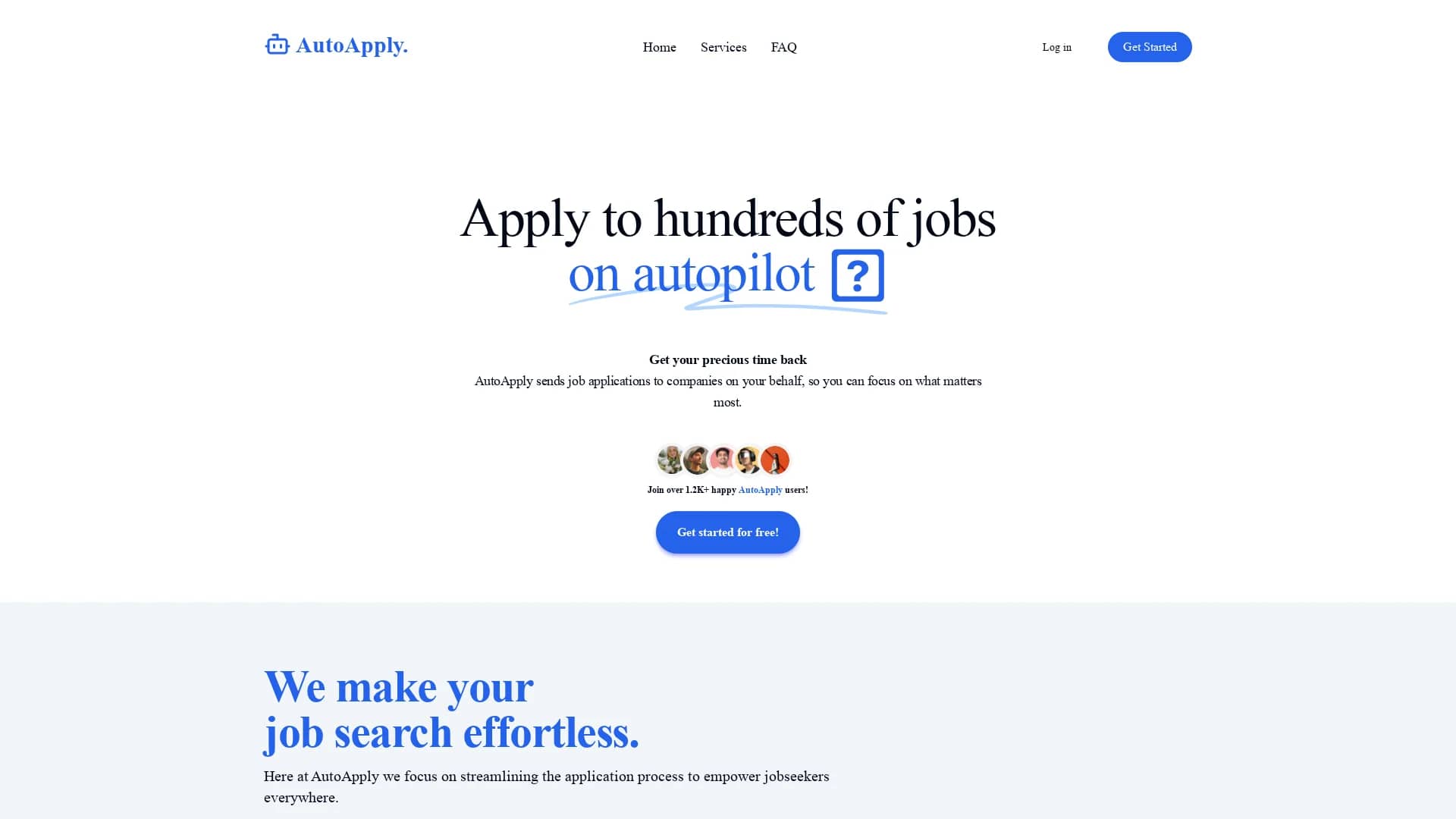 autoapply homepage