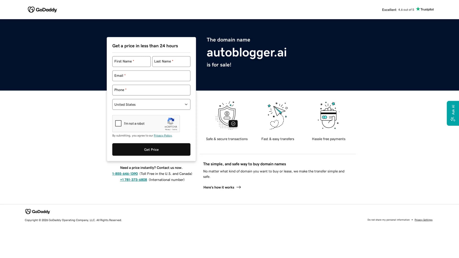 autoblogger-ai homepage