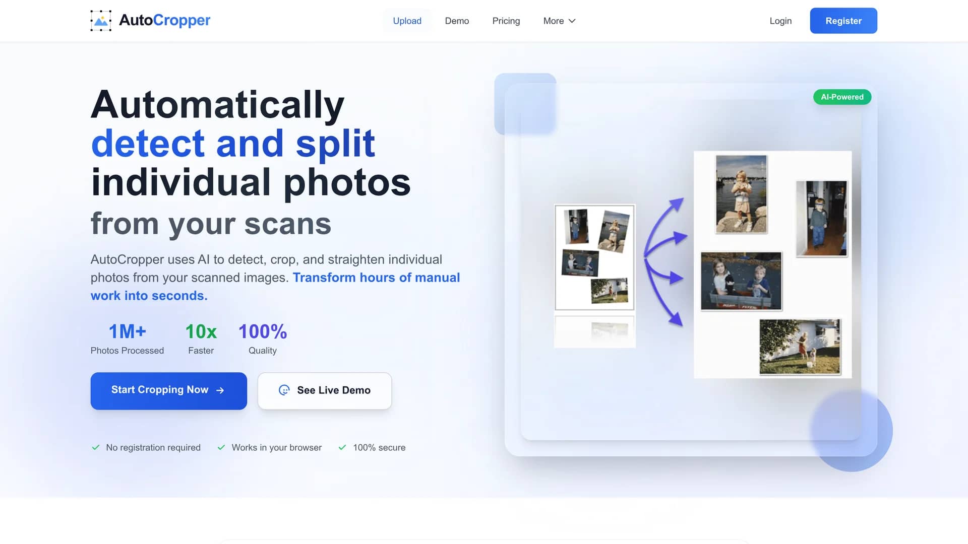 autocropper homepage