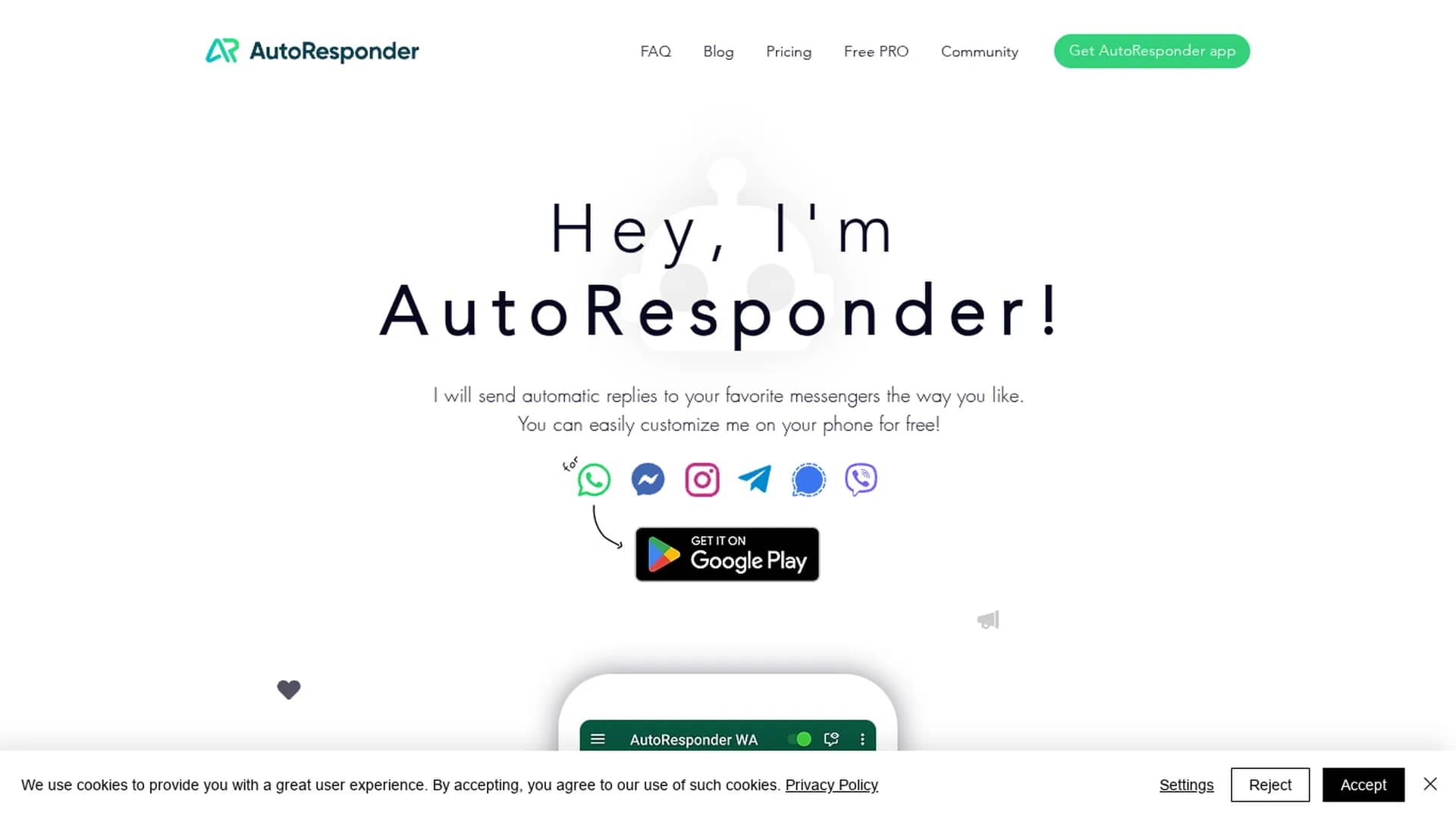 autoresponder-ai homepage