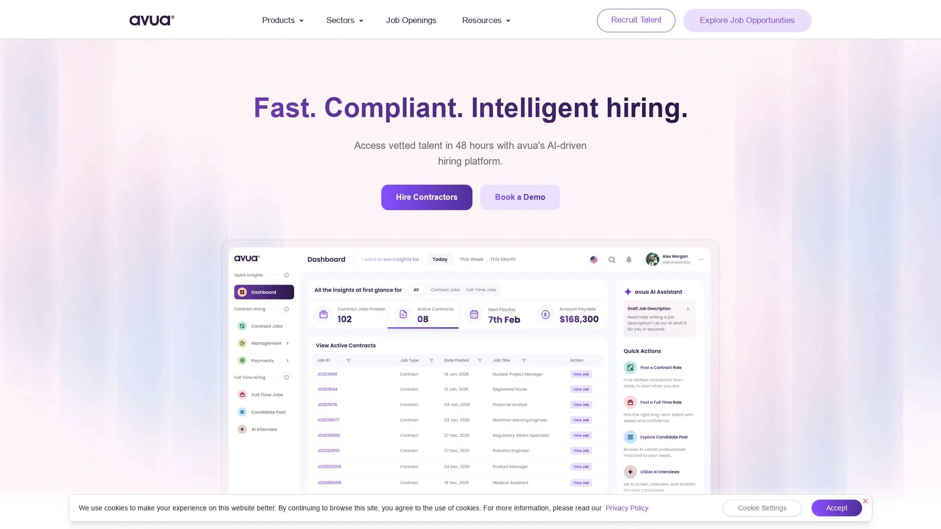 avua homepage