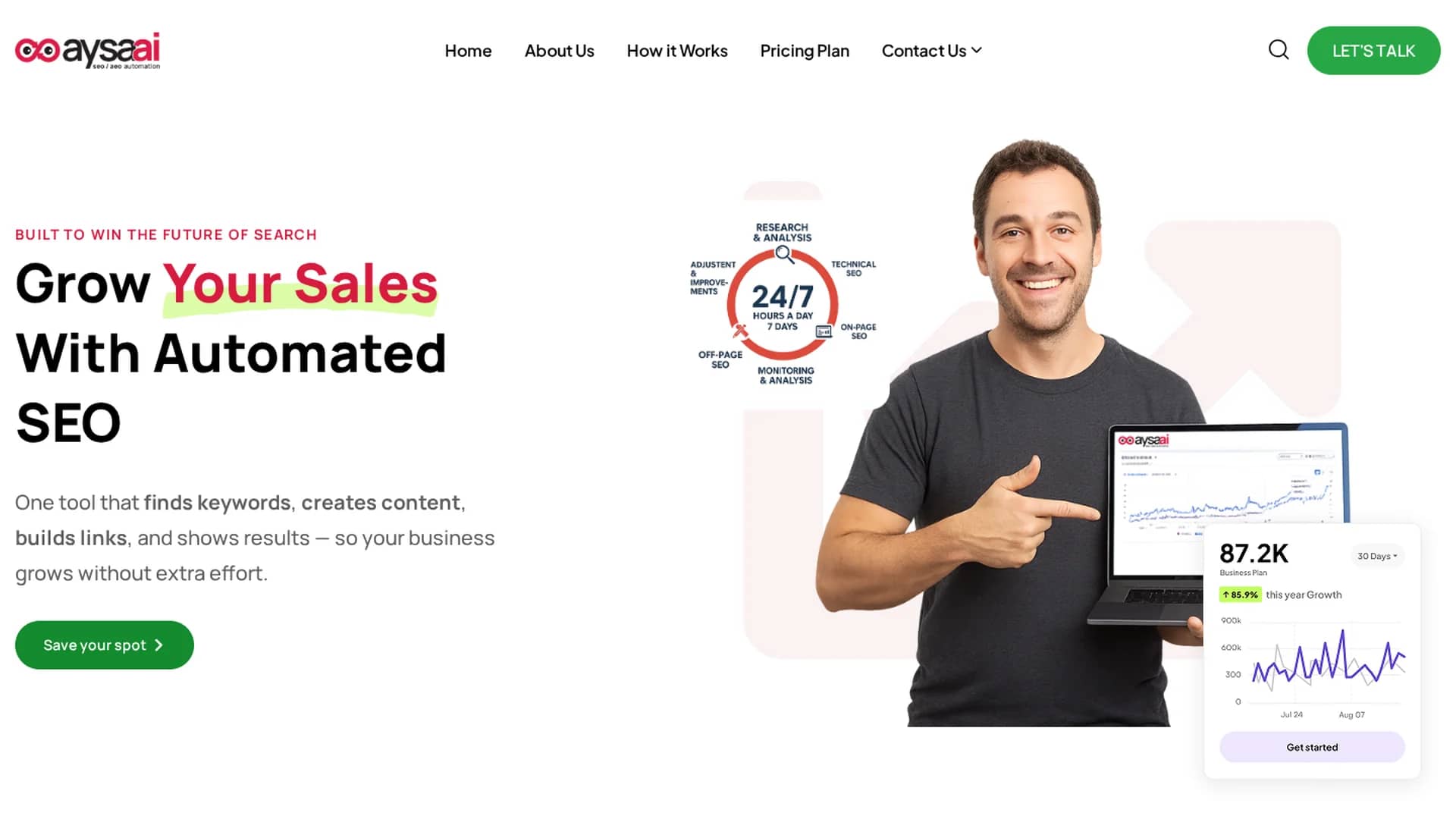 aysa-ai homepage