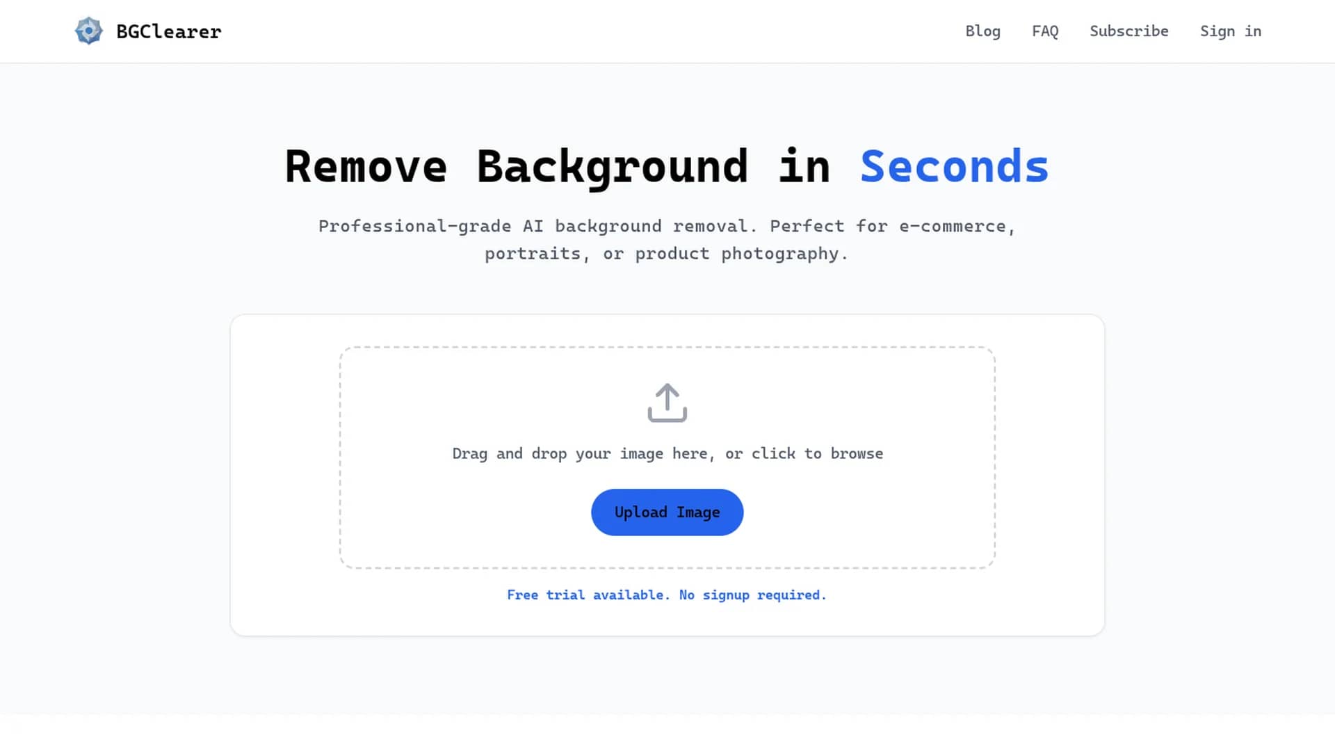 background-clearer homepage