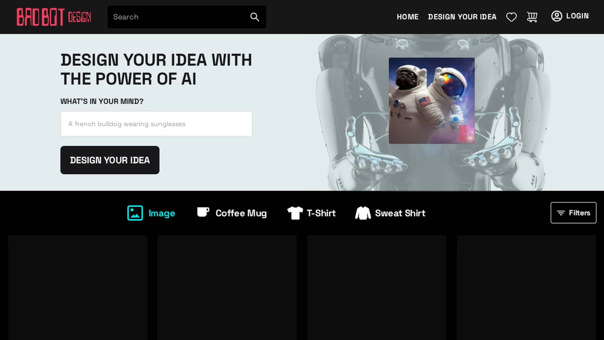 bad-bot-design homepage