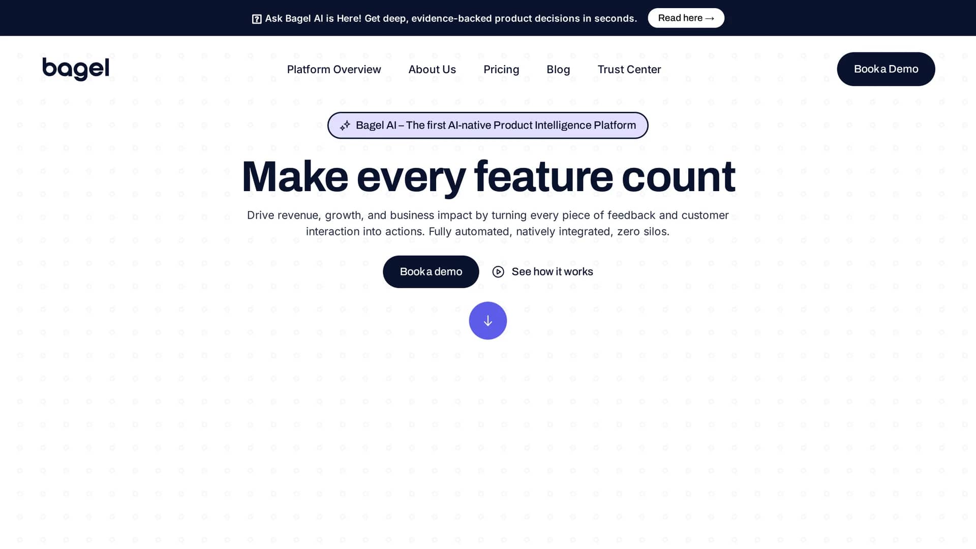 bagel-ai homepage