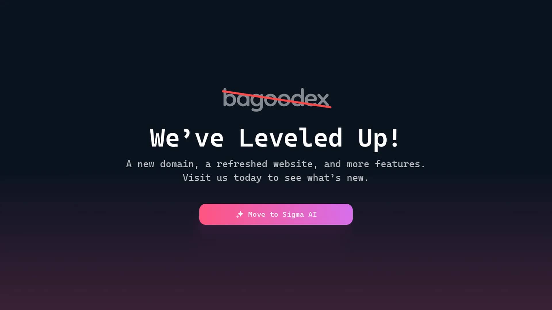 bagoodex homepage