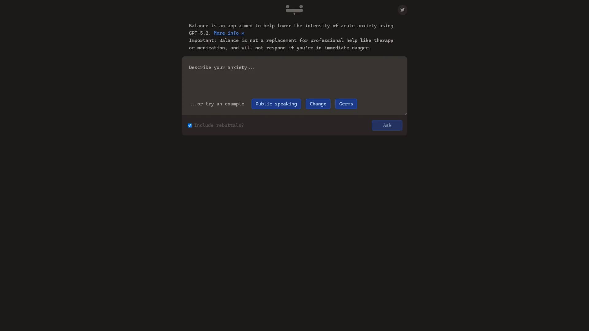 balance homepage