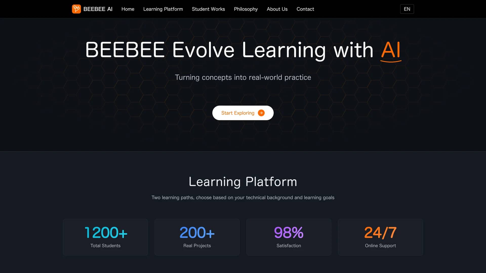 beebee-ai homepage