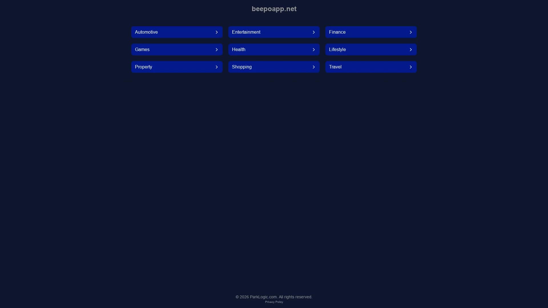 beepo homepage
