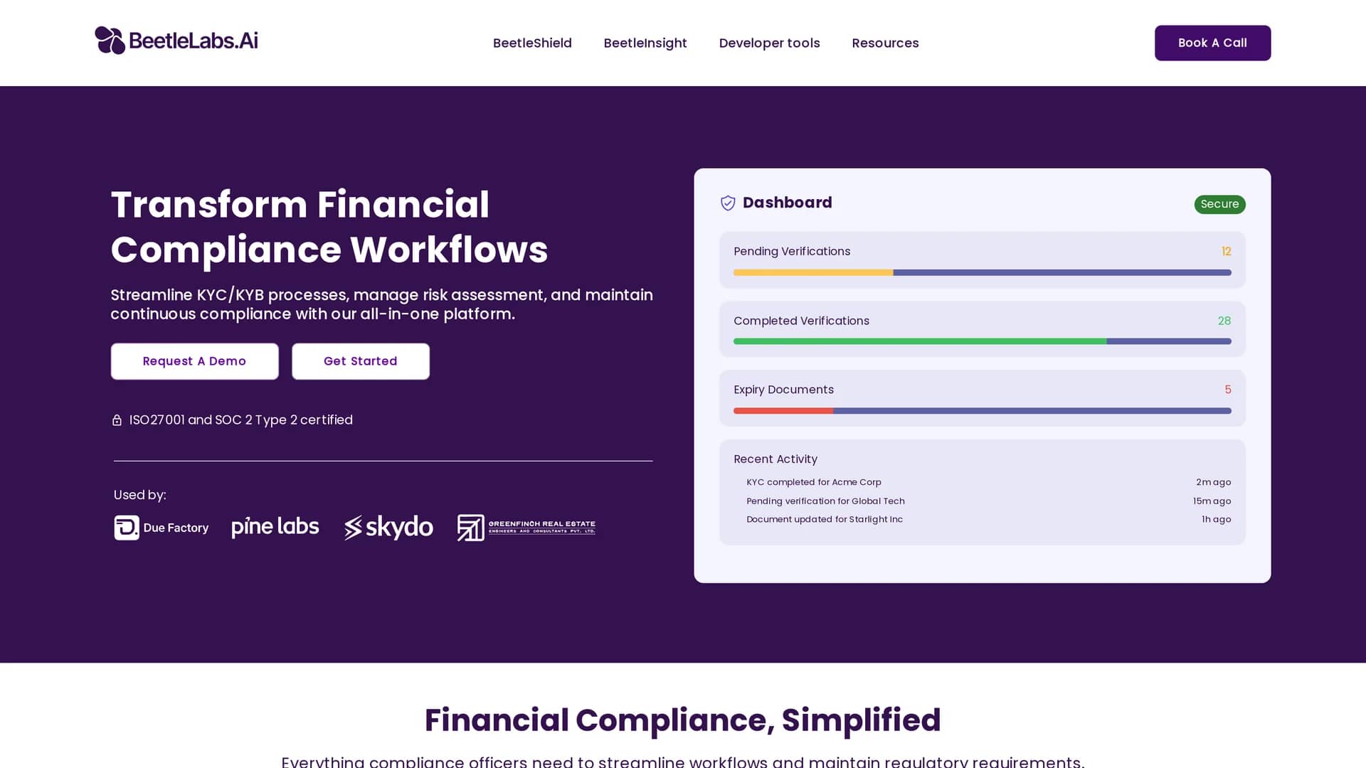 beetlelabs-ai homepage