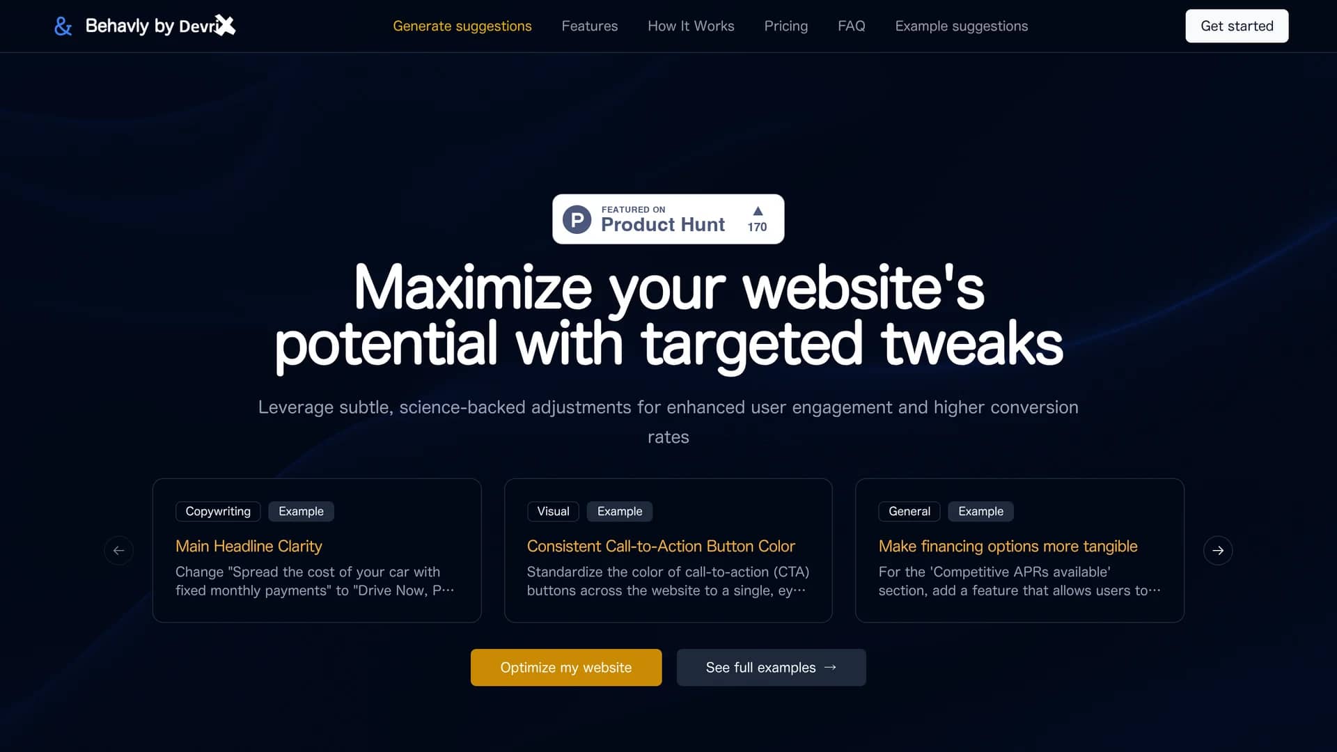 behavly homepage