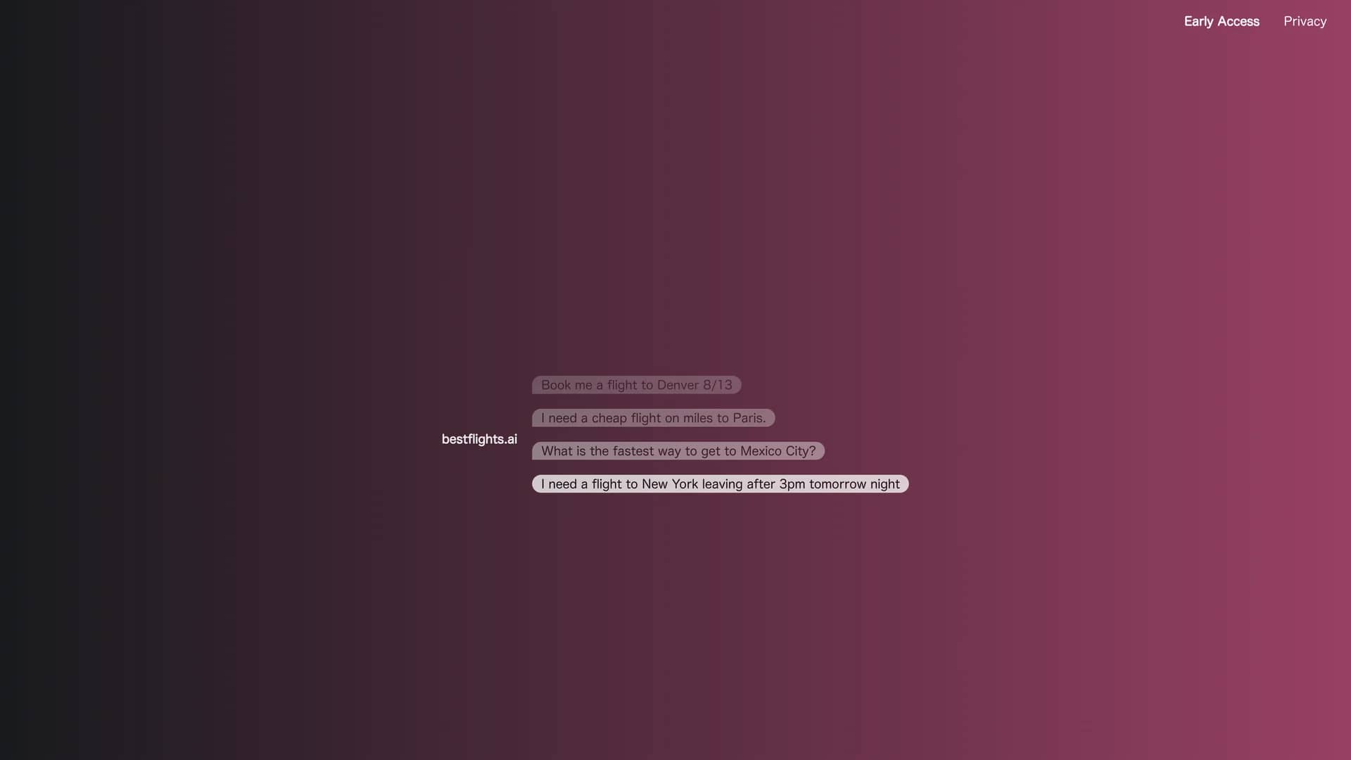 bestflights homepage