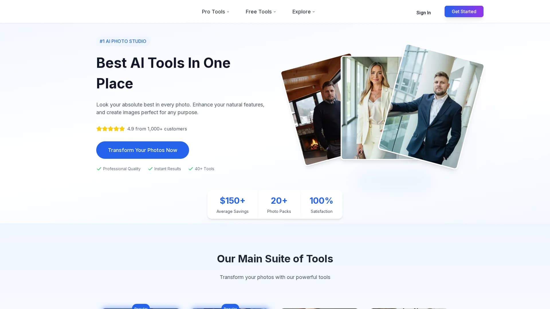 bestphotoai homepage