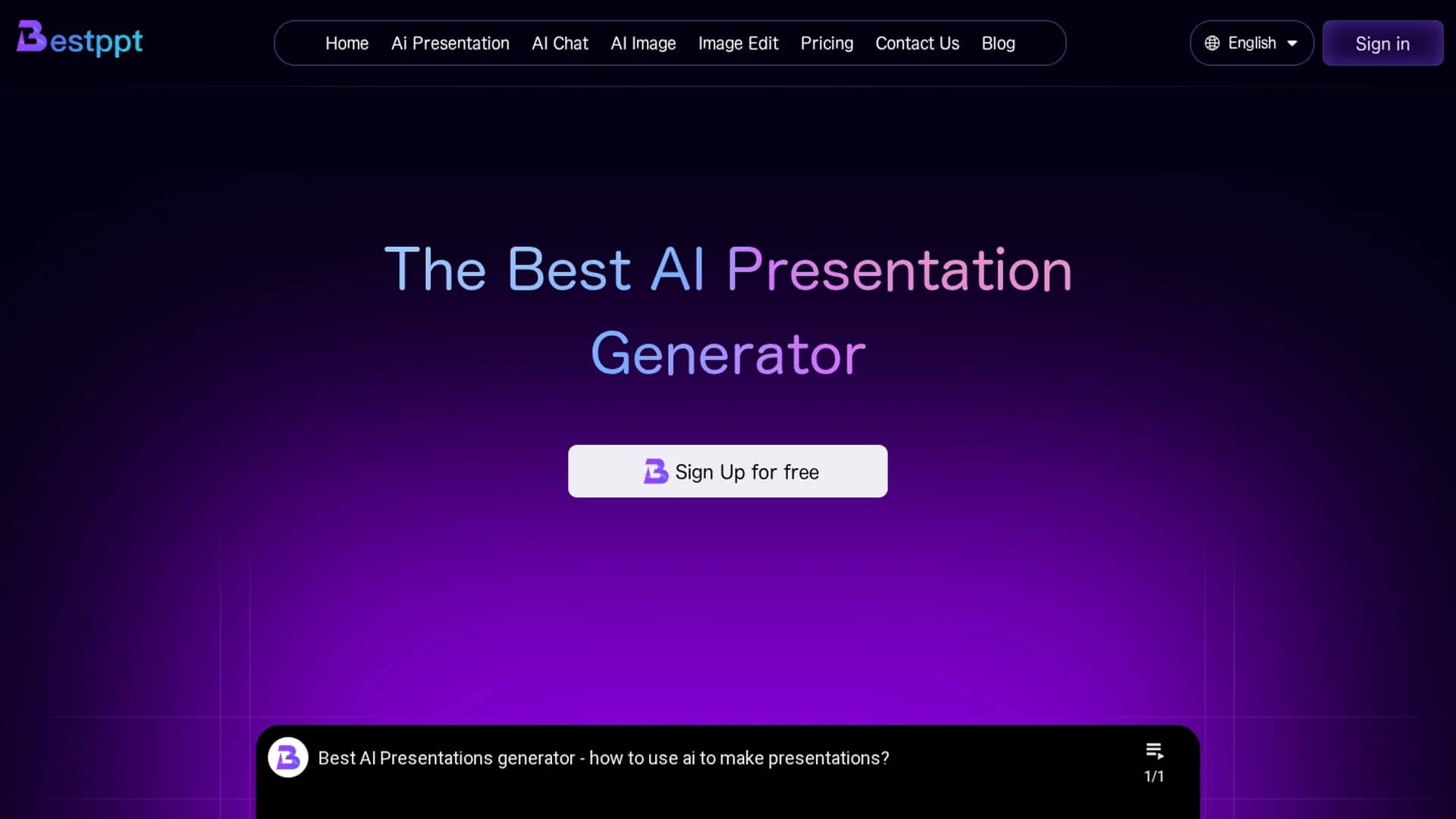 bestppt-ai homepage