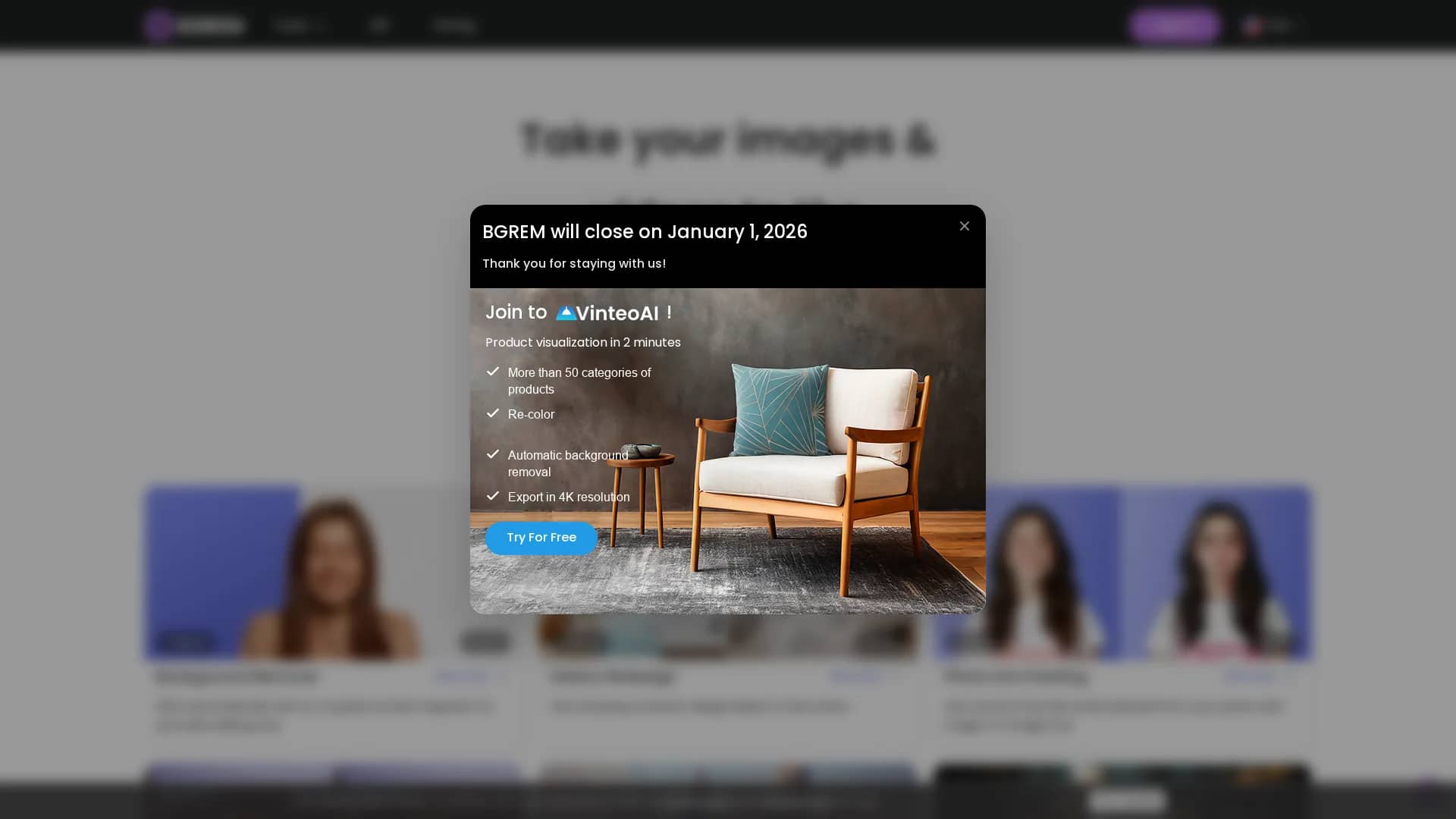 bgrem-ai homepage