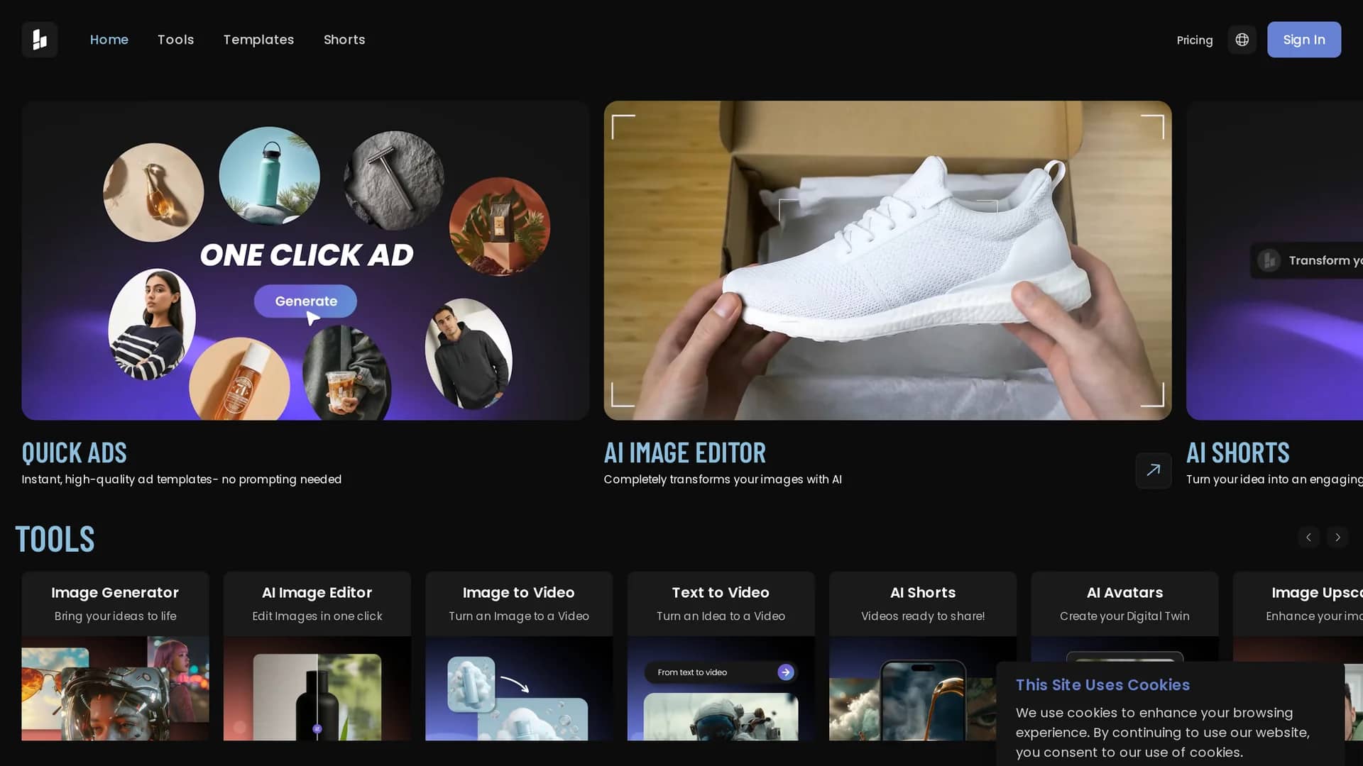bith-ai-ghost homepage