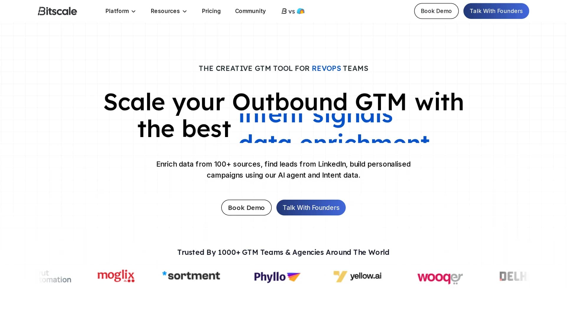 bitscale homepage