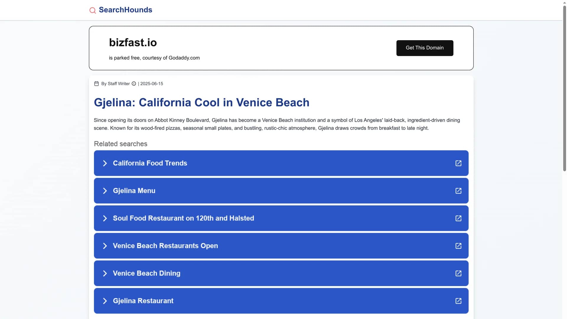 bizfast-io homepage