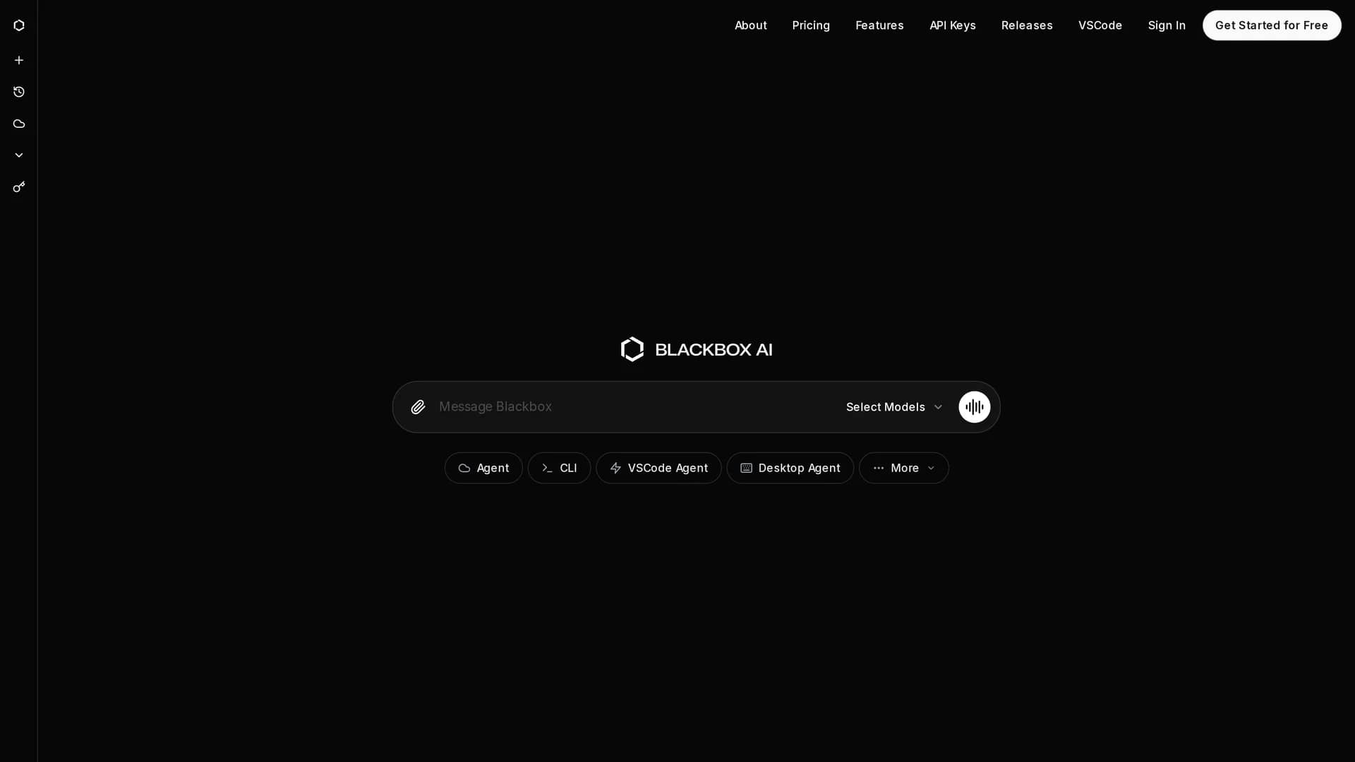blackbox-ai homepage