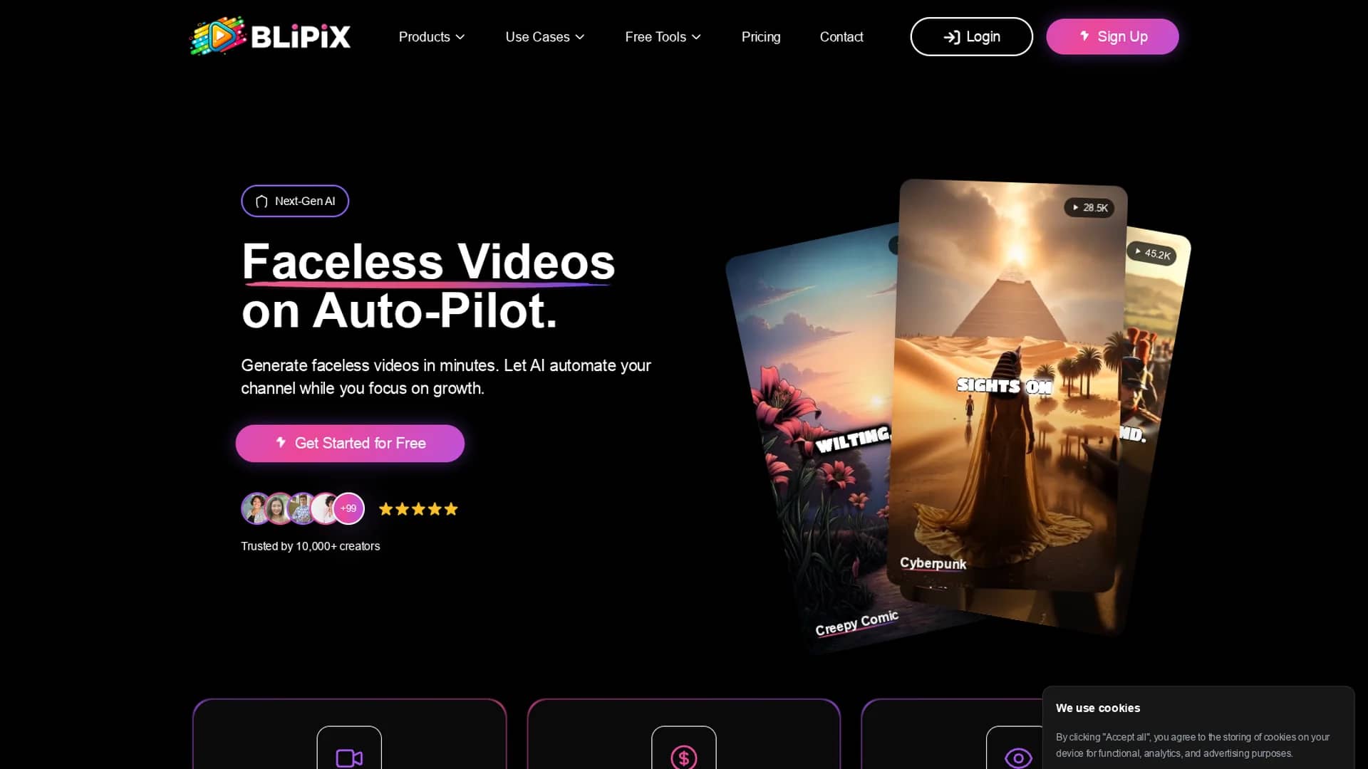 blipix homepage