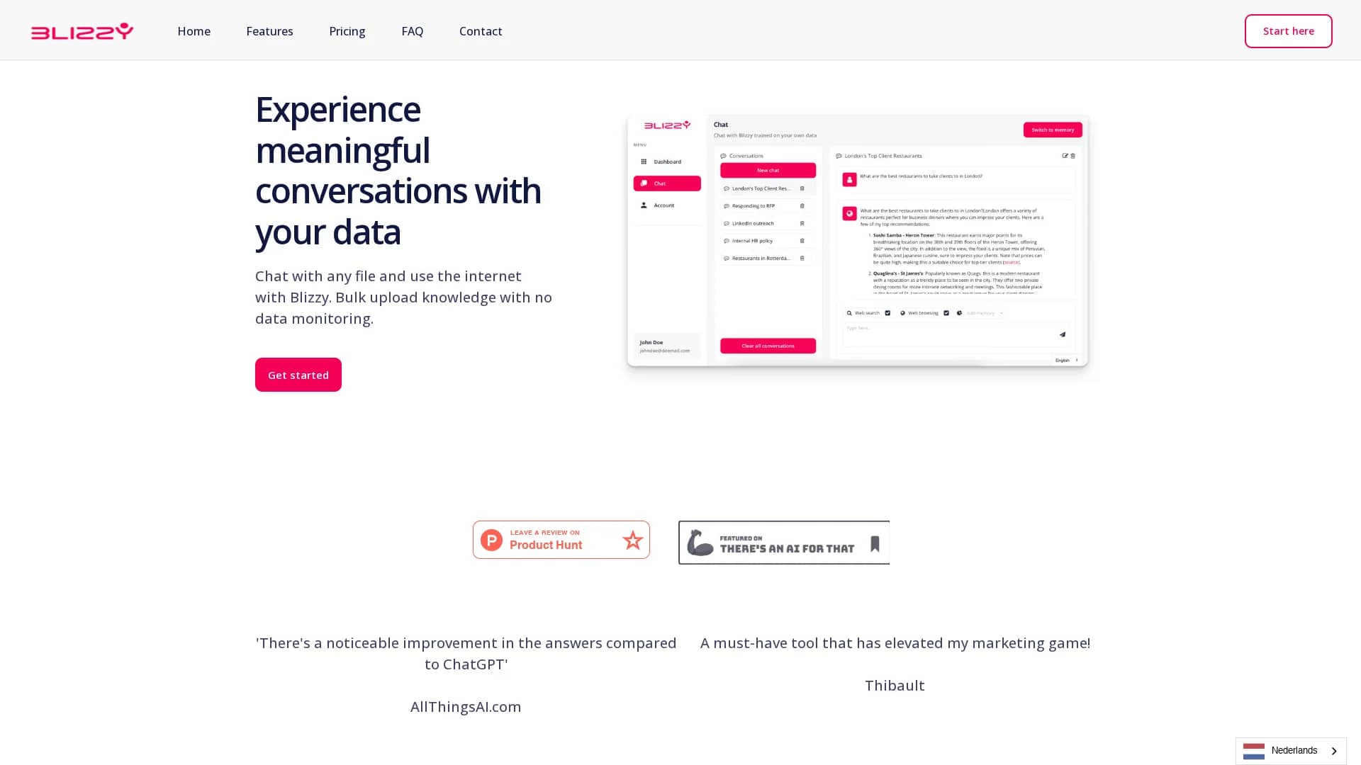 blizzy homepage