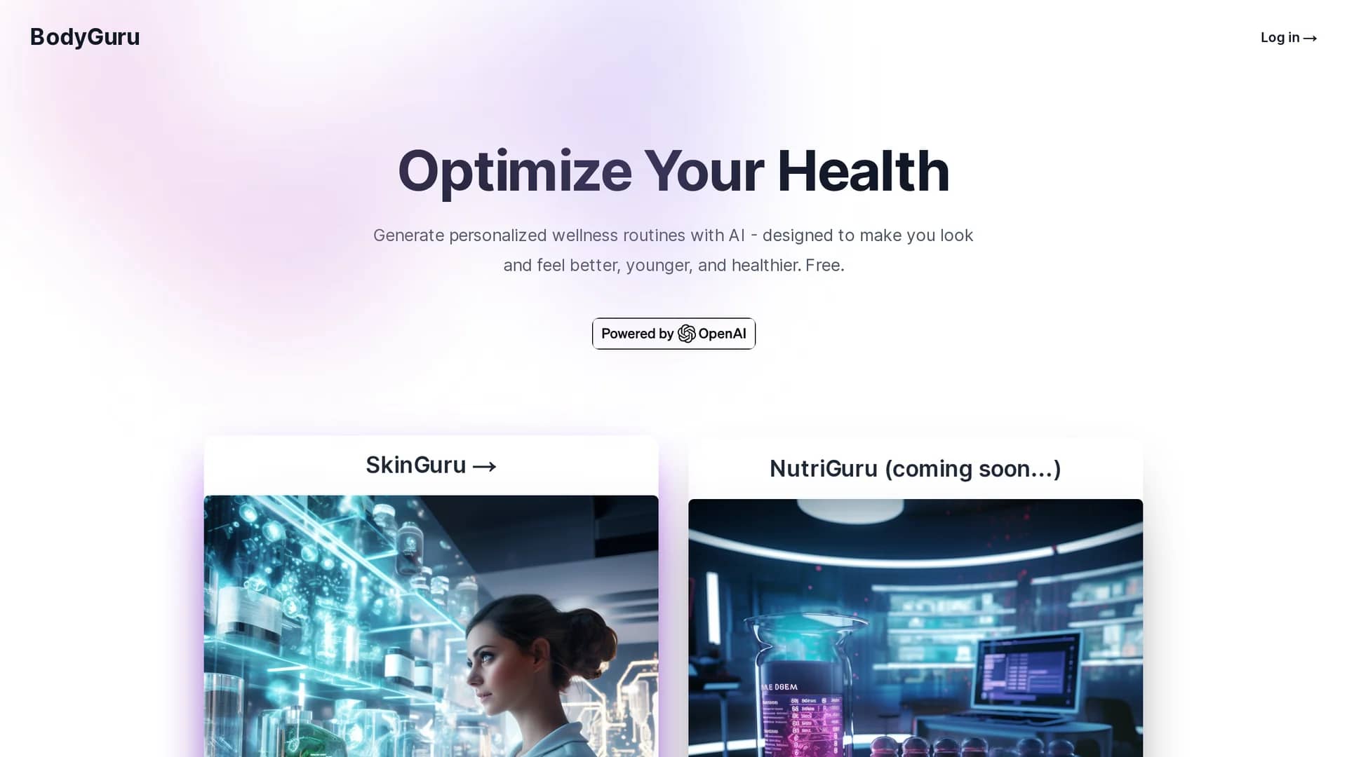 bodyguru homepage