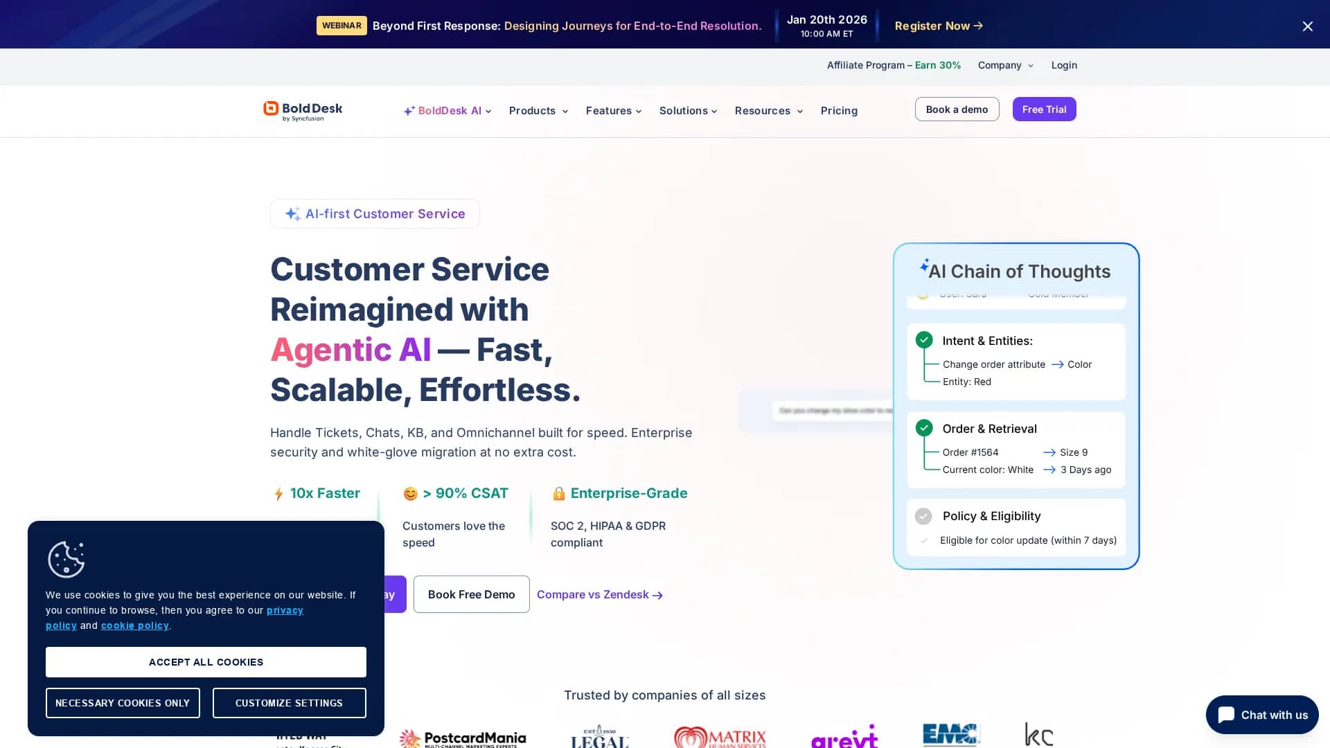 bolddesk homepage