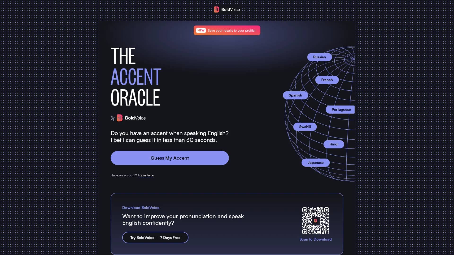 boldvoice-accent-oracle homepage