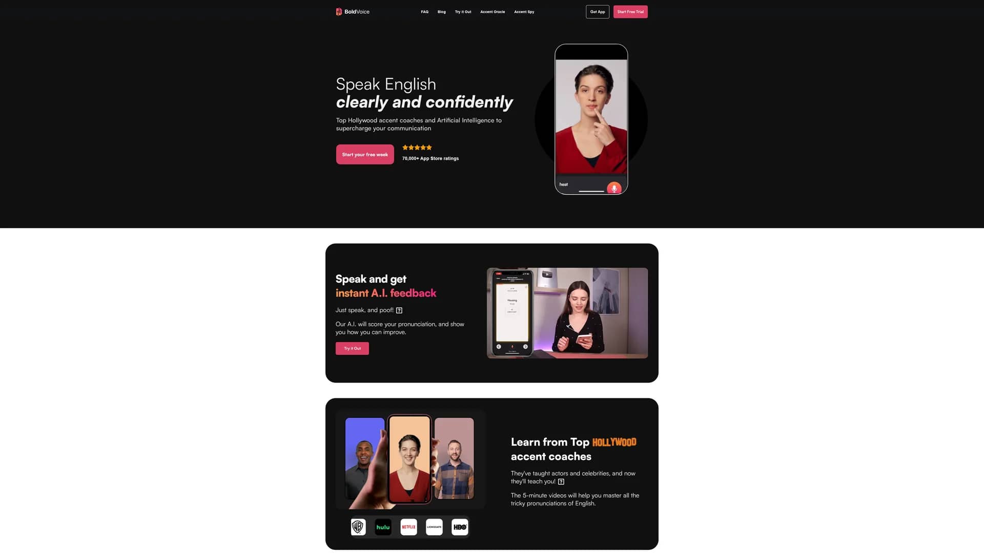 boldvoice homepage