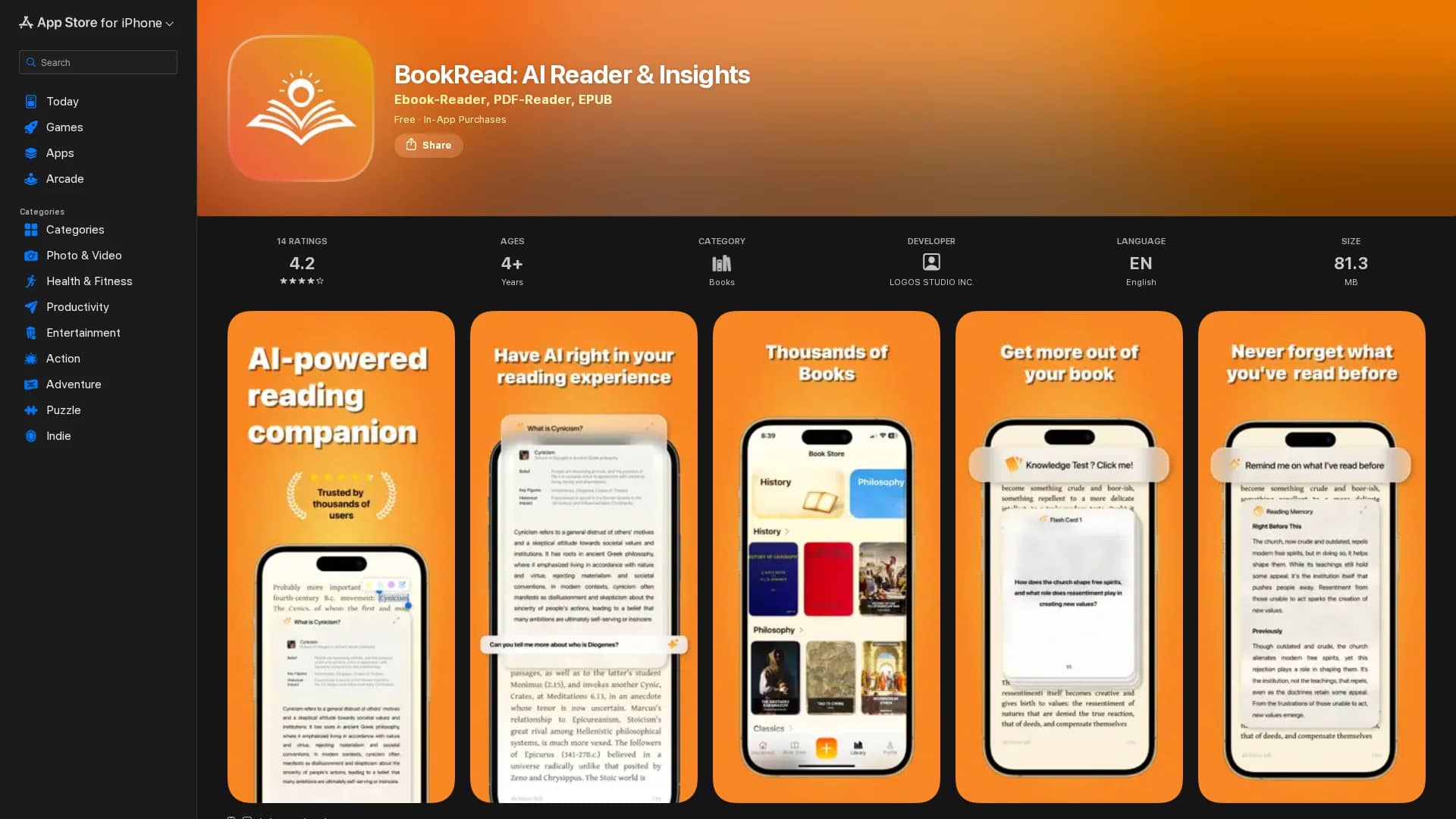 bookread-ai homepage