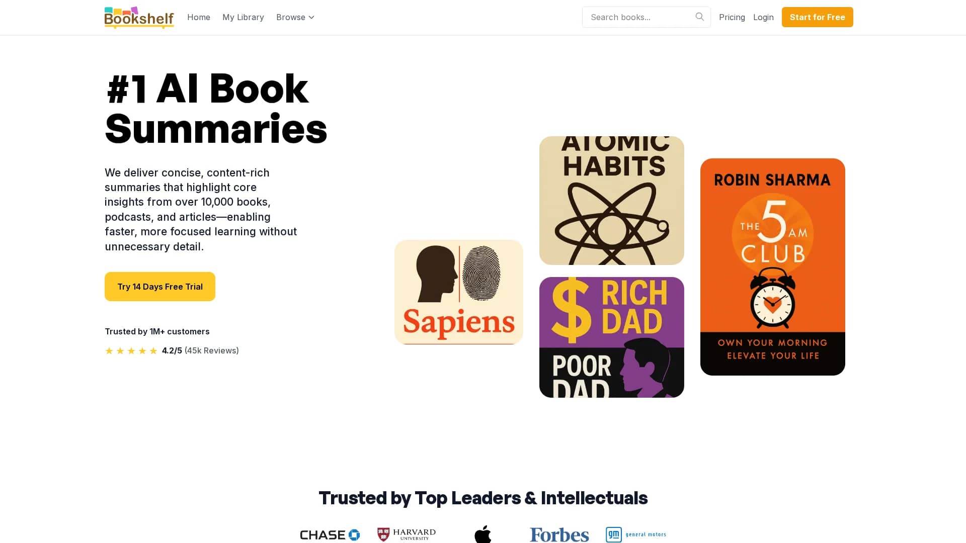 bookshelf-ai homepage