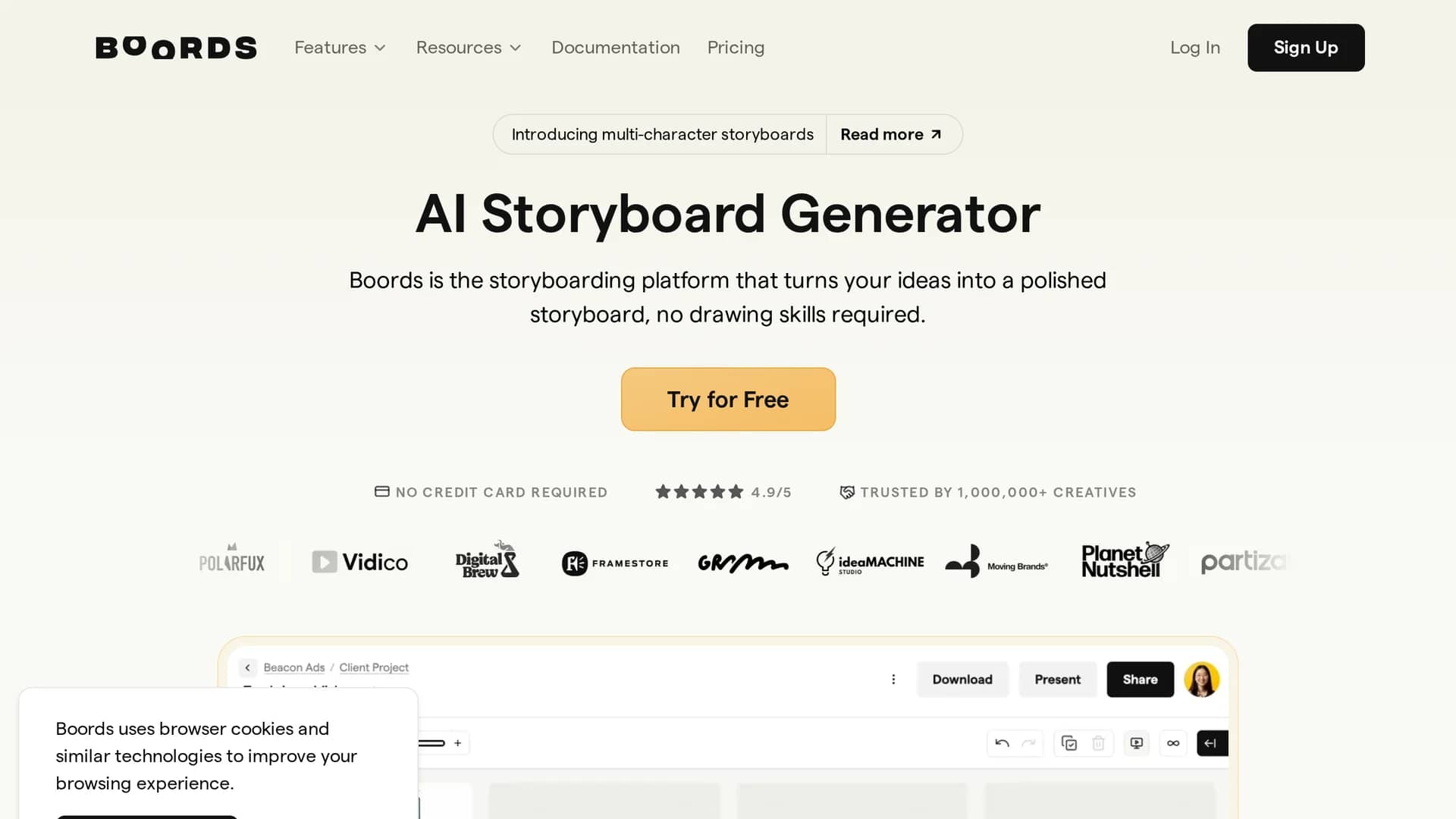 boords homepage