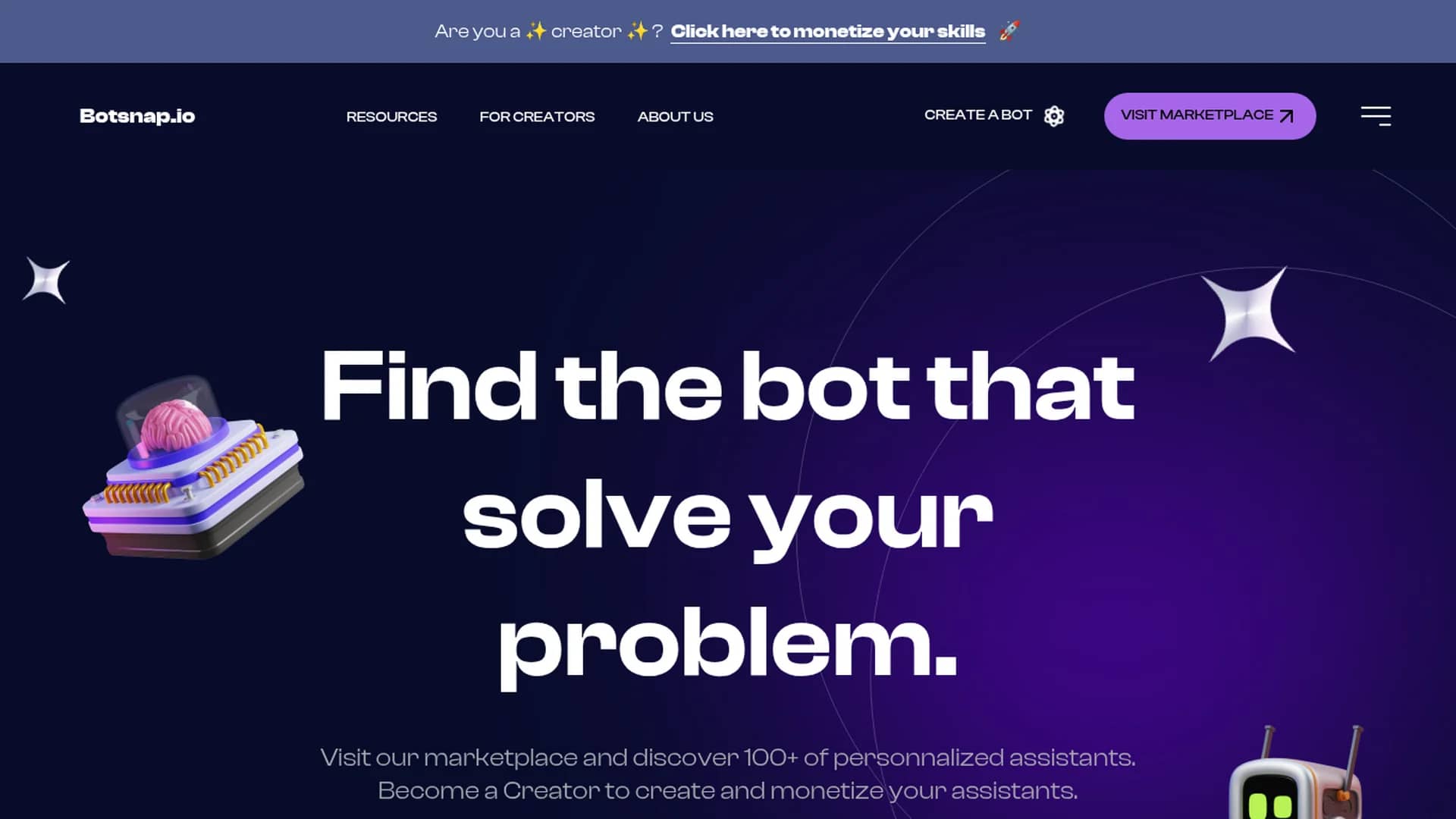 botsnap homepage