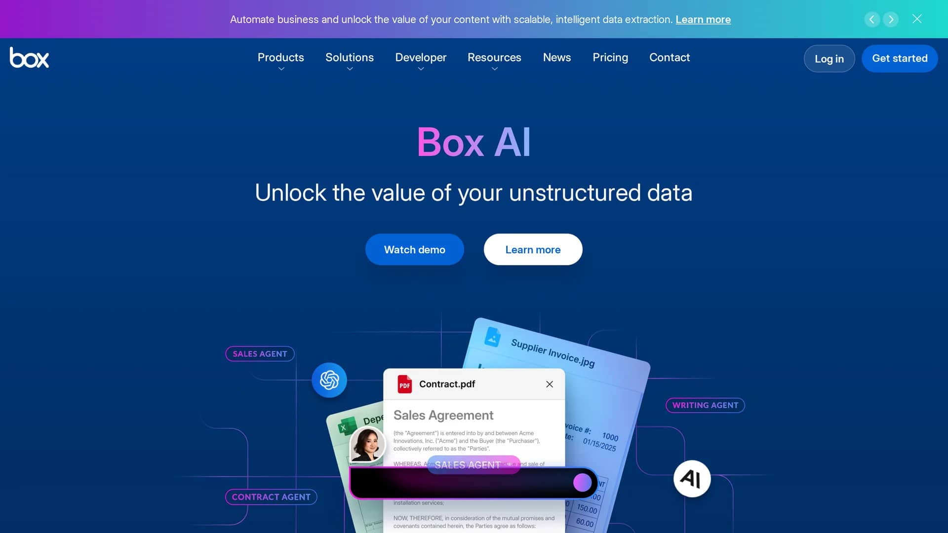 box-ai homepage