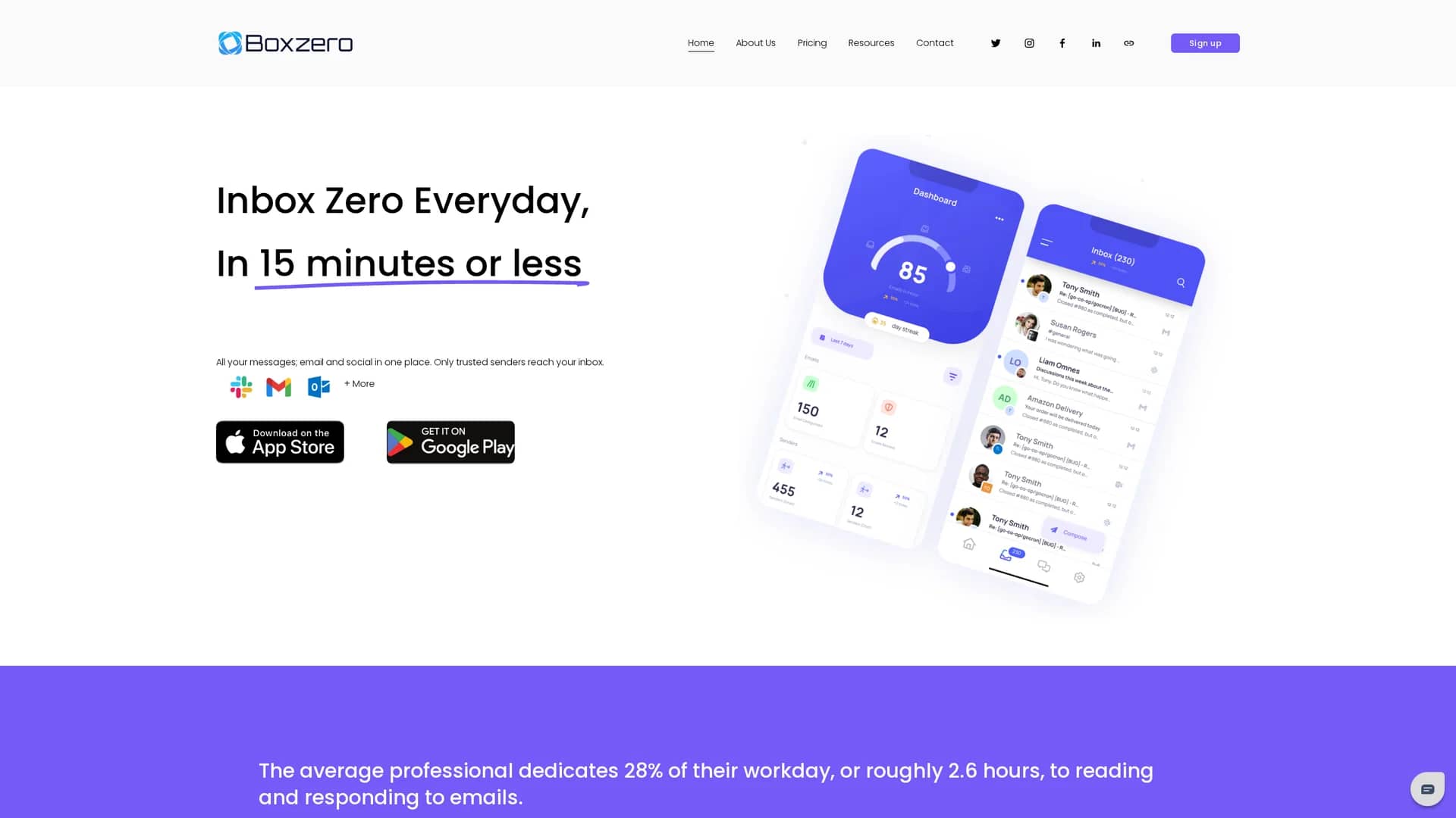 boxzero homepage