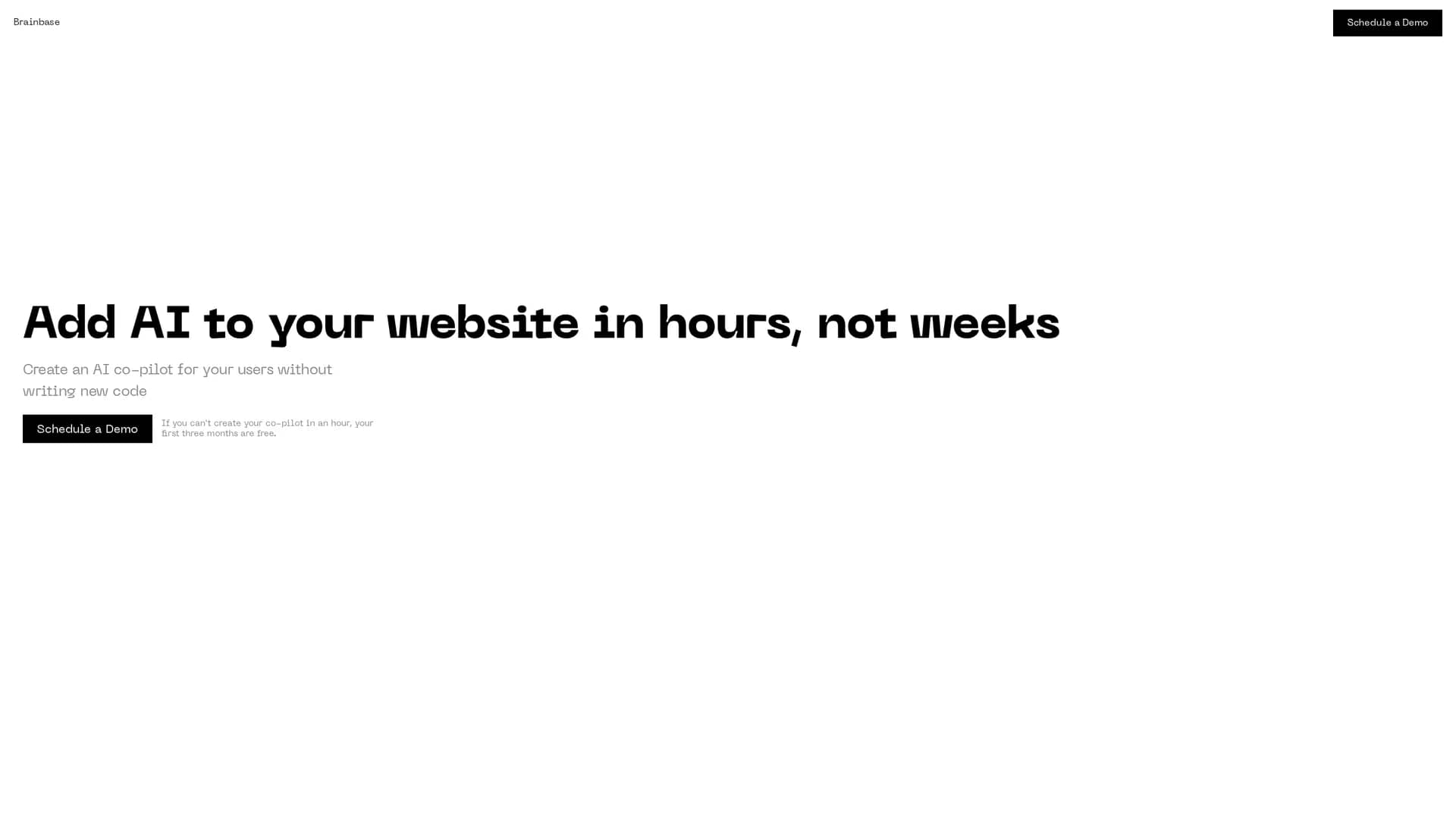 brainbase homepage
