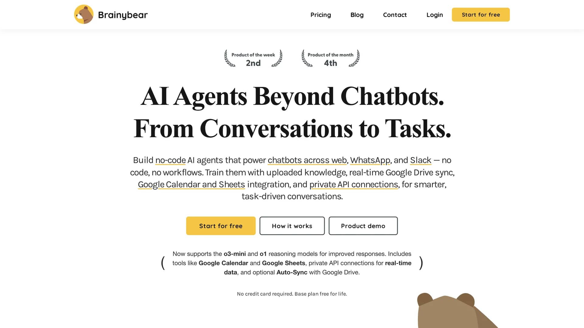 brainybear-ai homepage