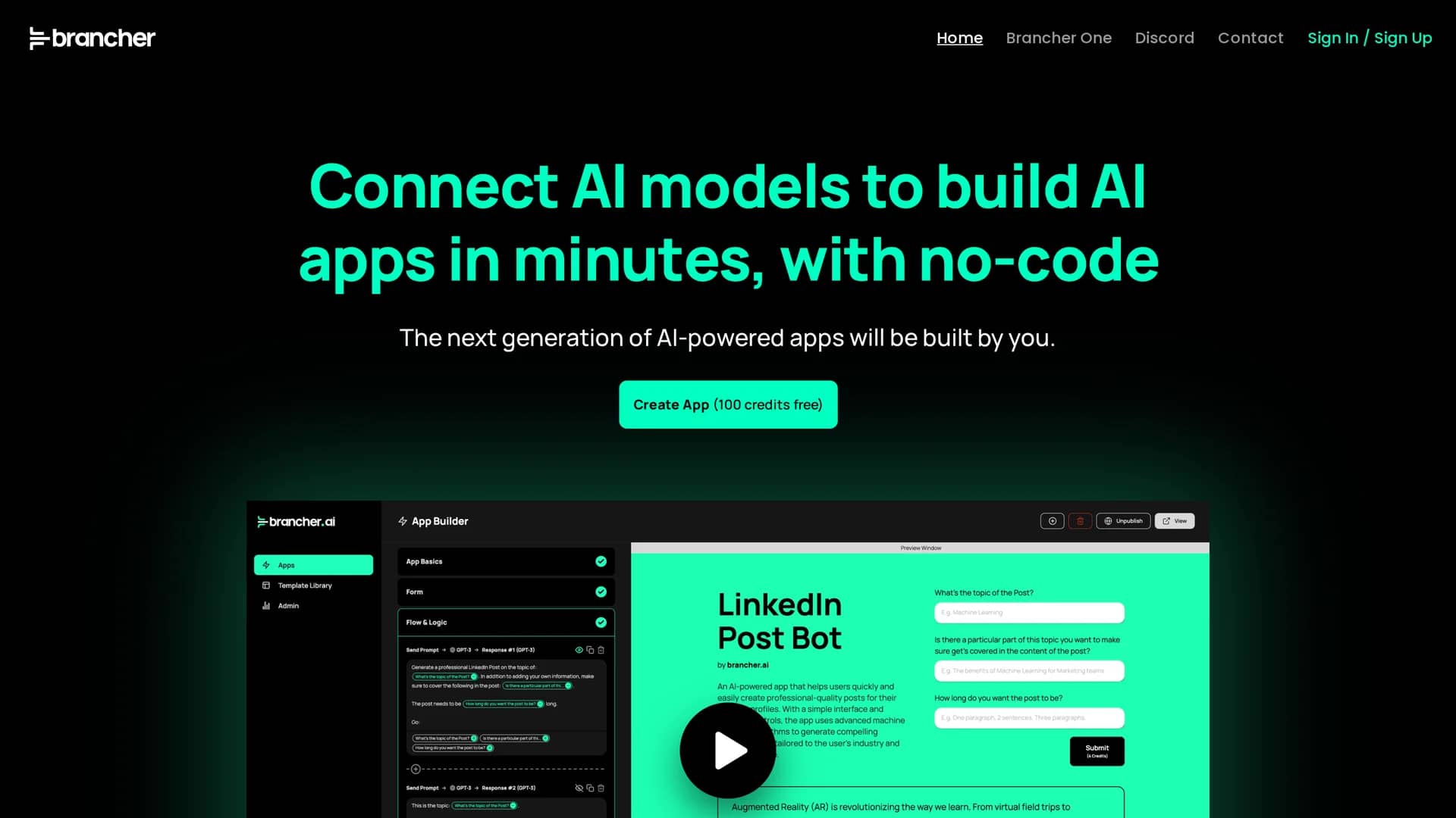 brancher-ai homepage