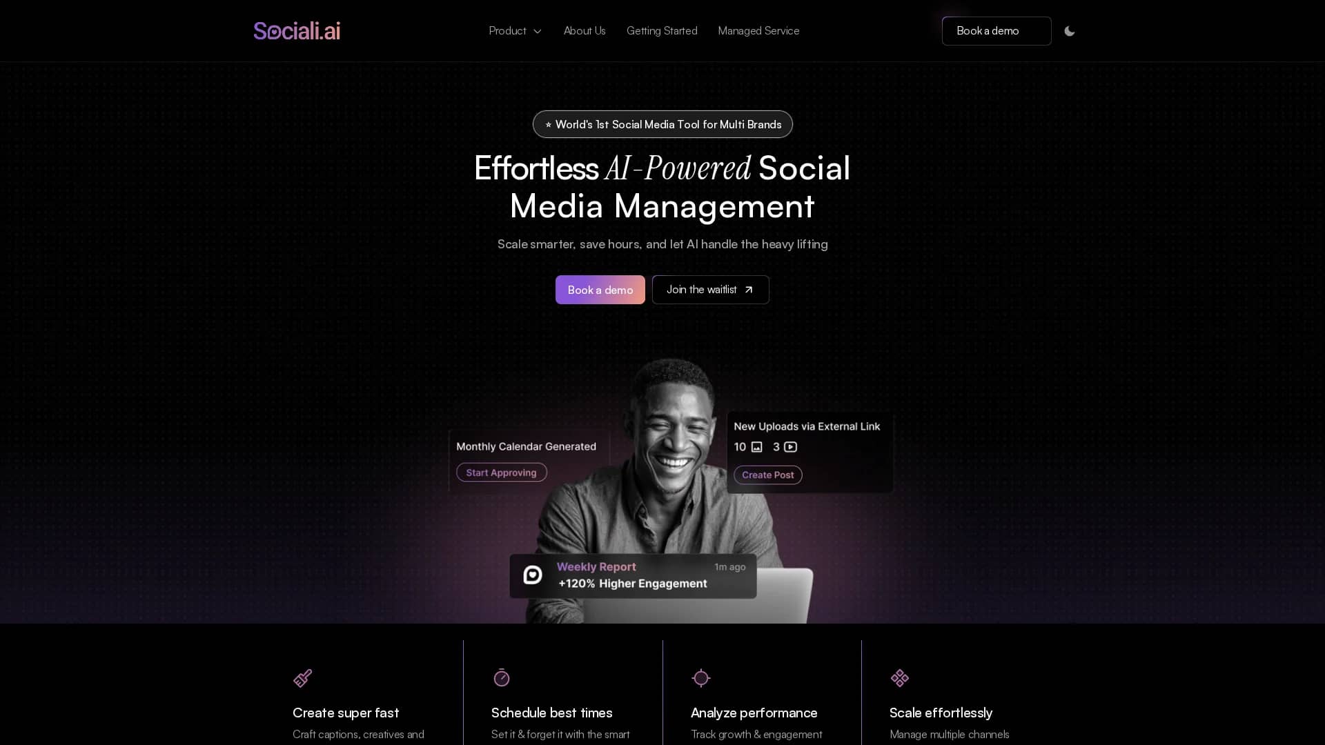 brandsocial homepage