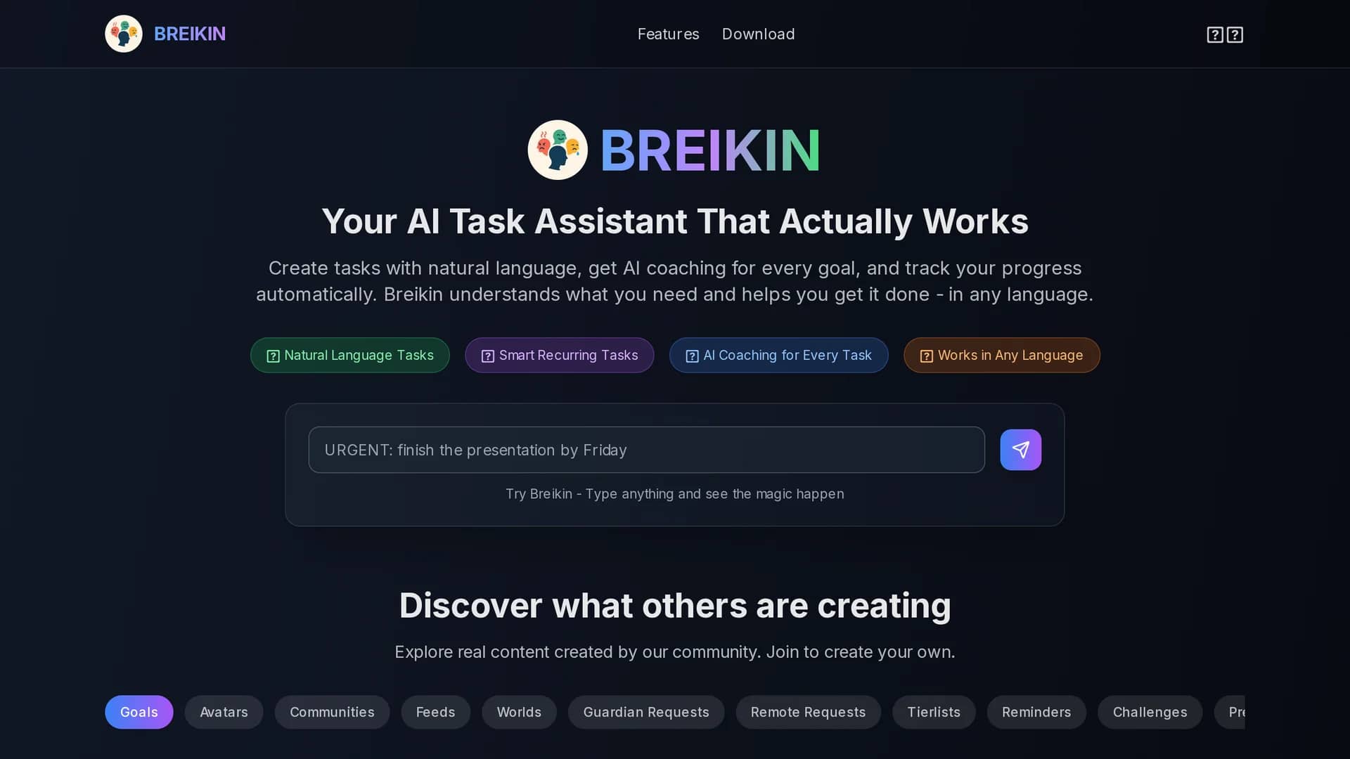 breikin homepage