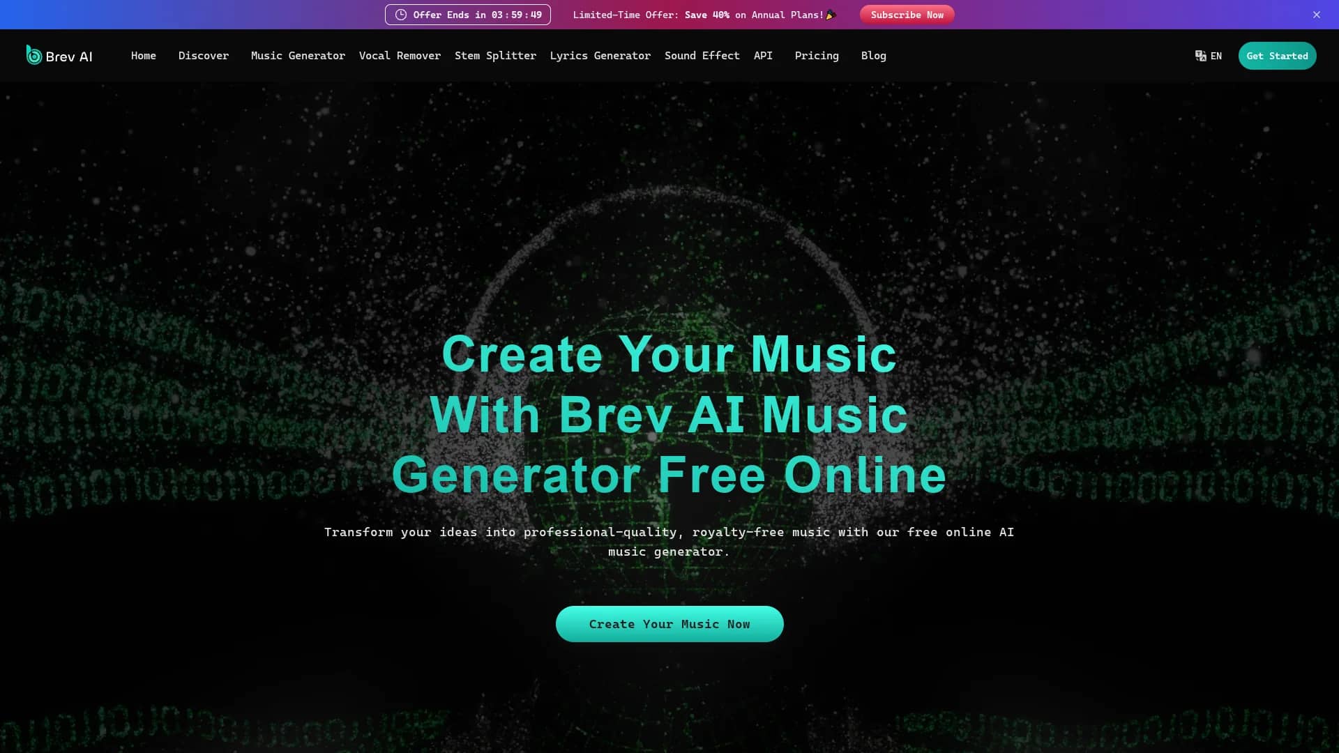 brev-ai homepage