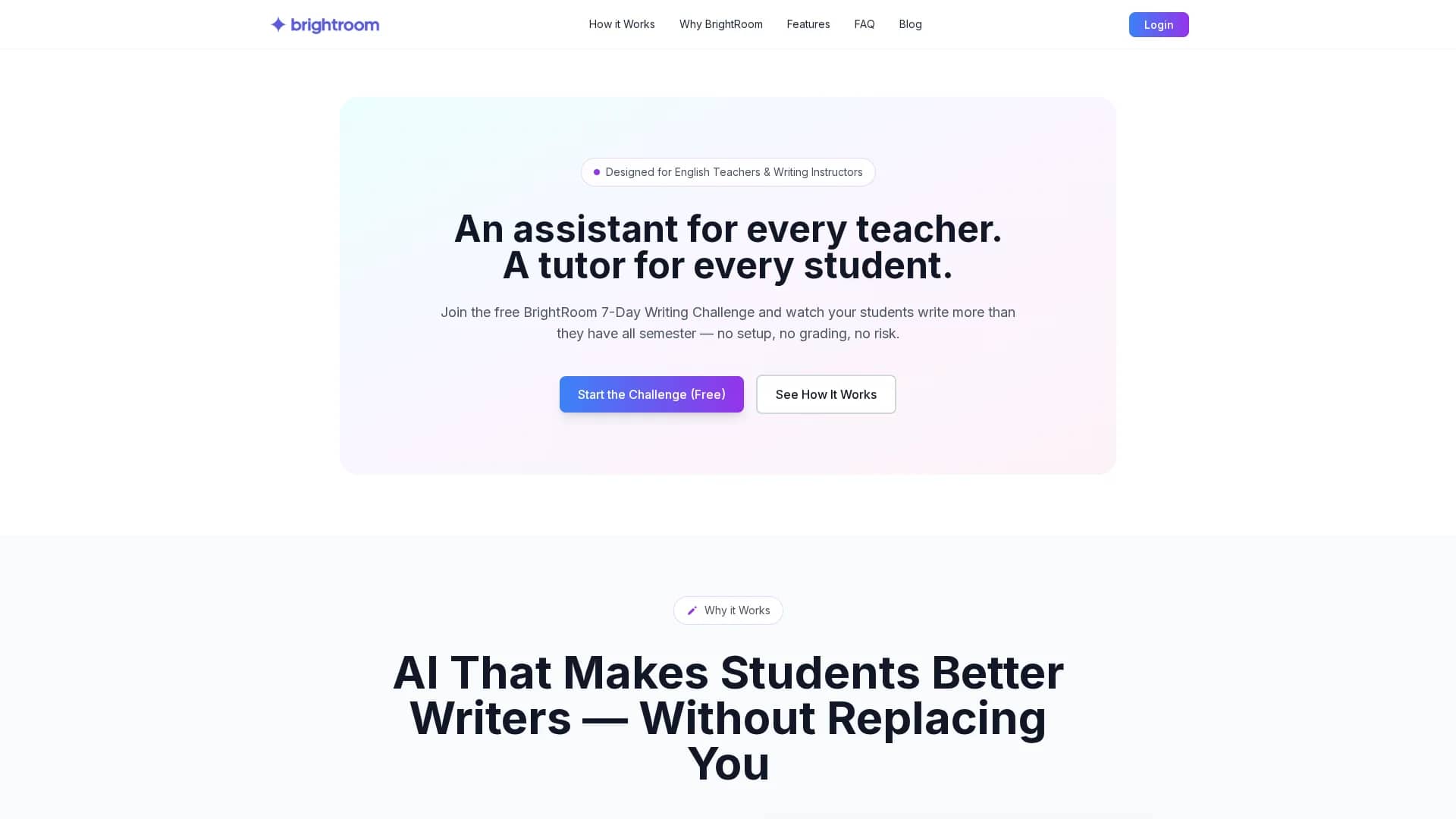 brightroom-ai homepage