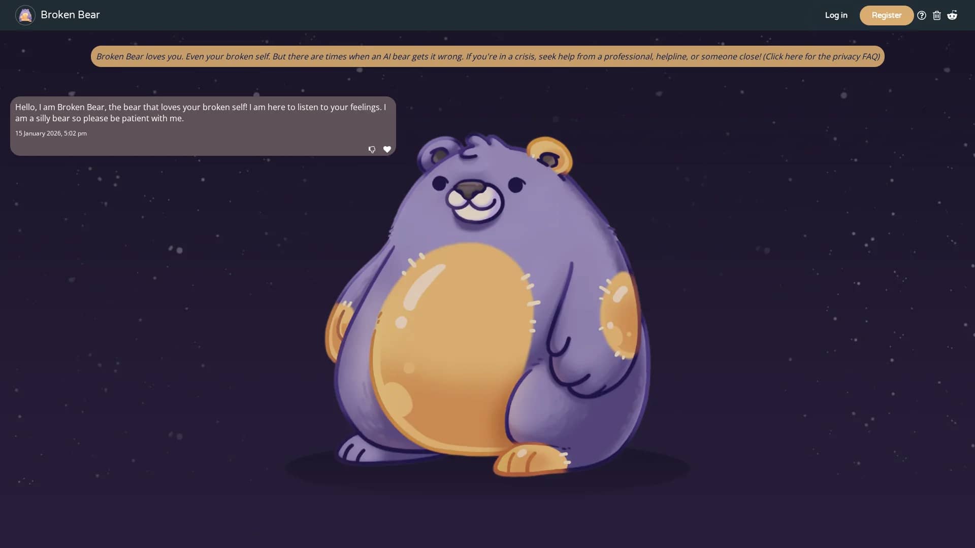 broken-bear homepage